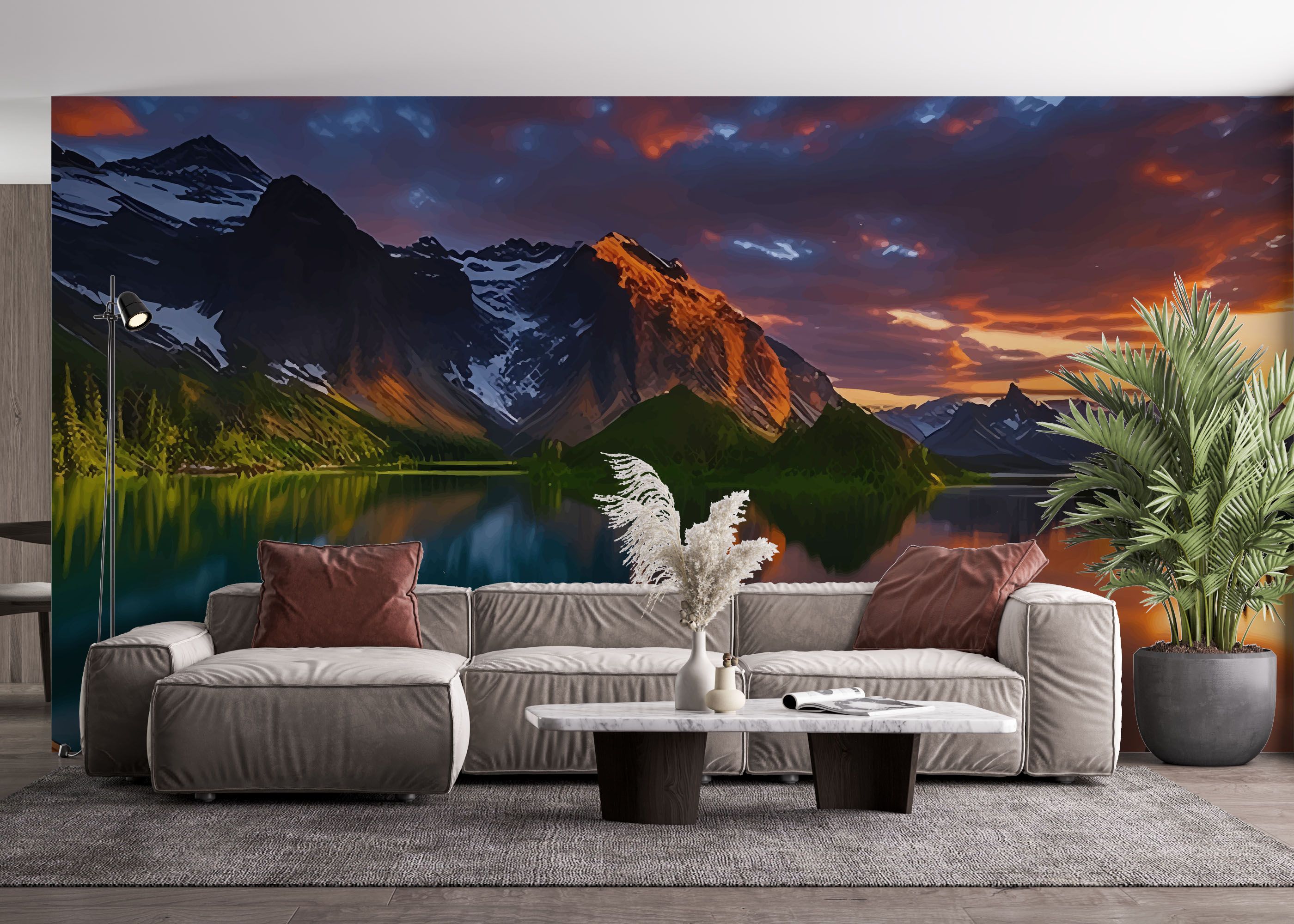 Mountain Nice Sky mockup 4