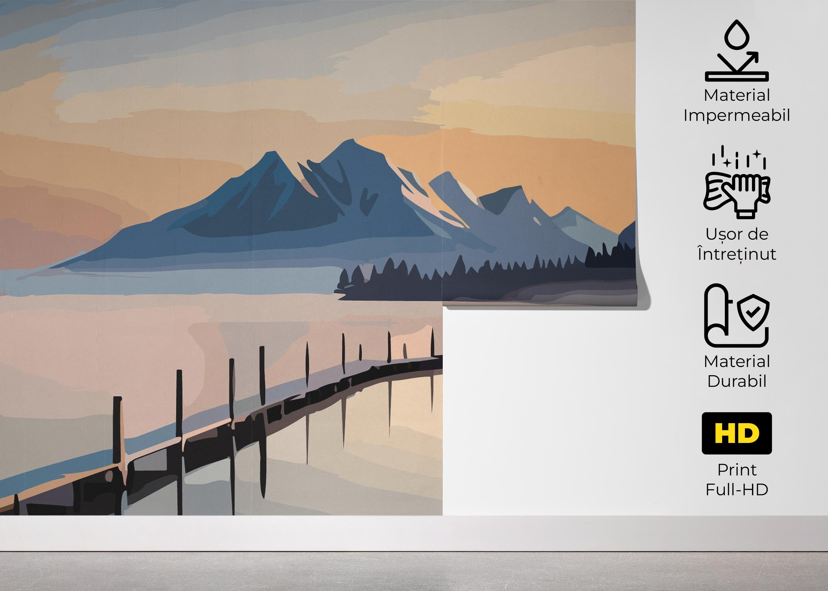 Mountain Bridge Art mockup 5