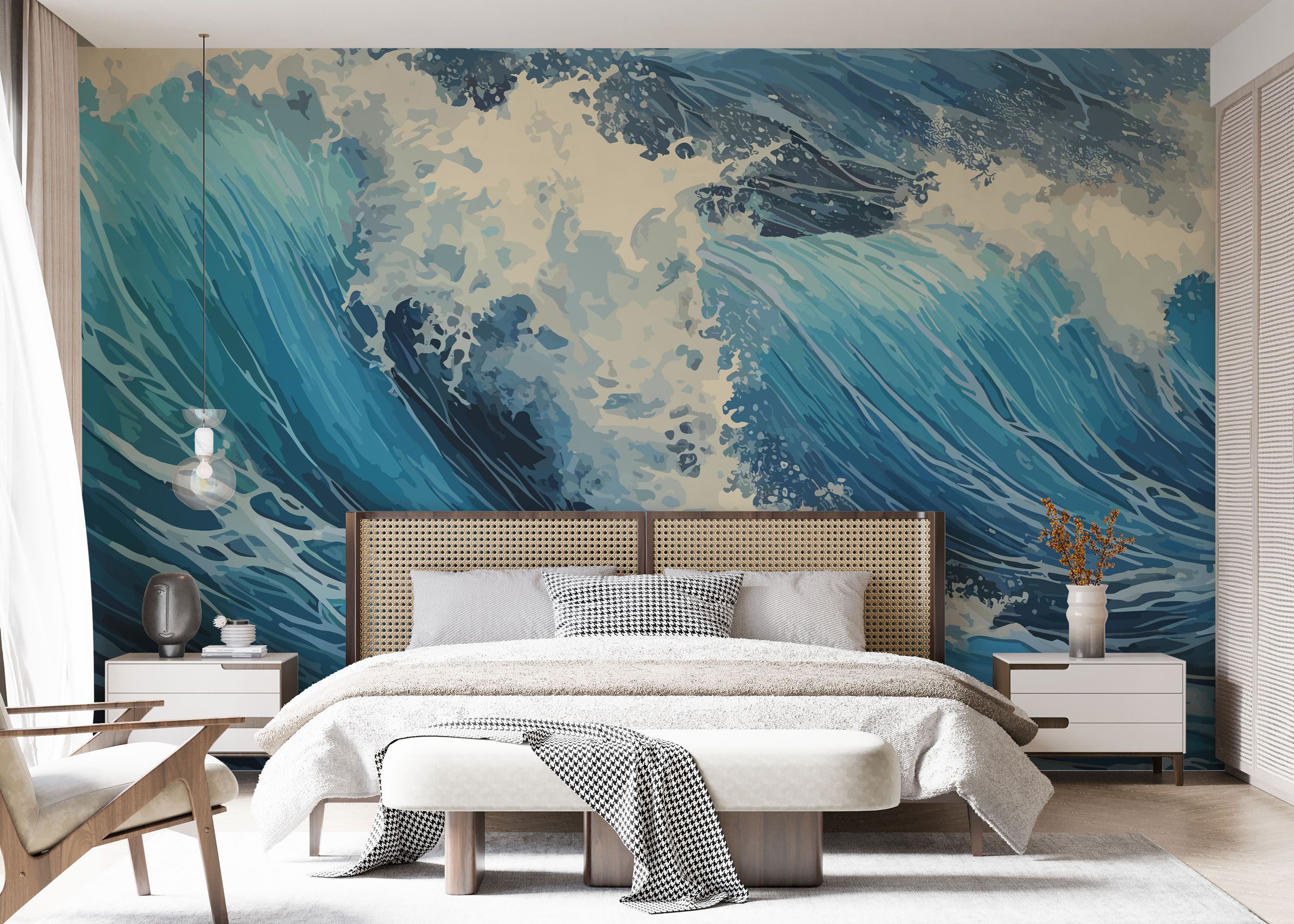 Blue Art Wave mockup 7