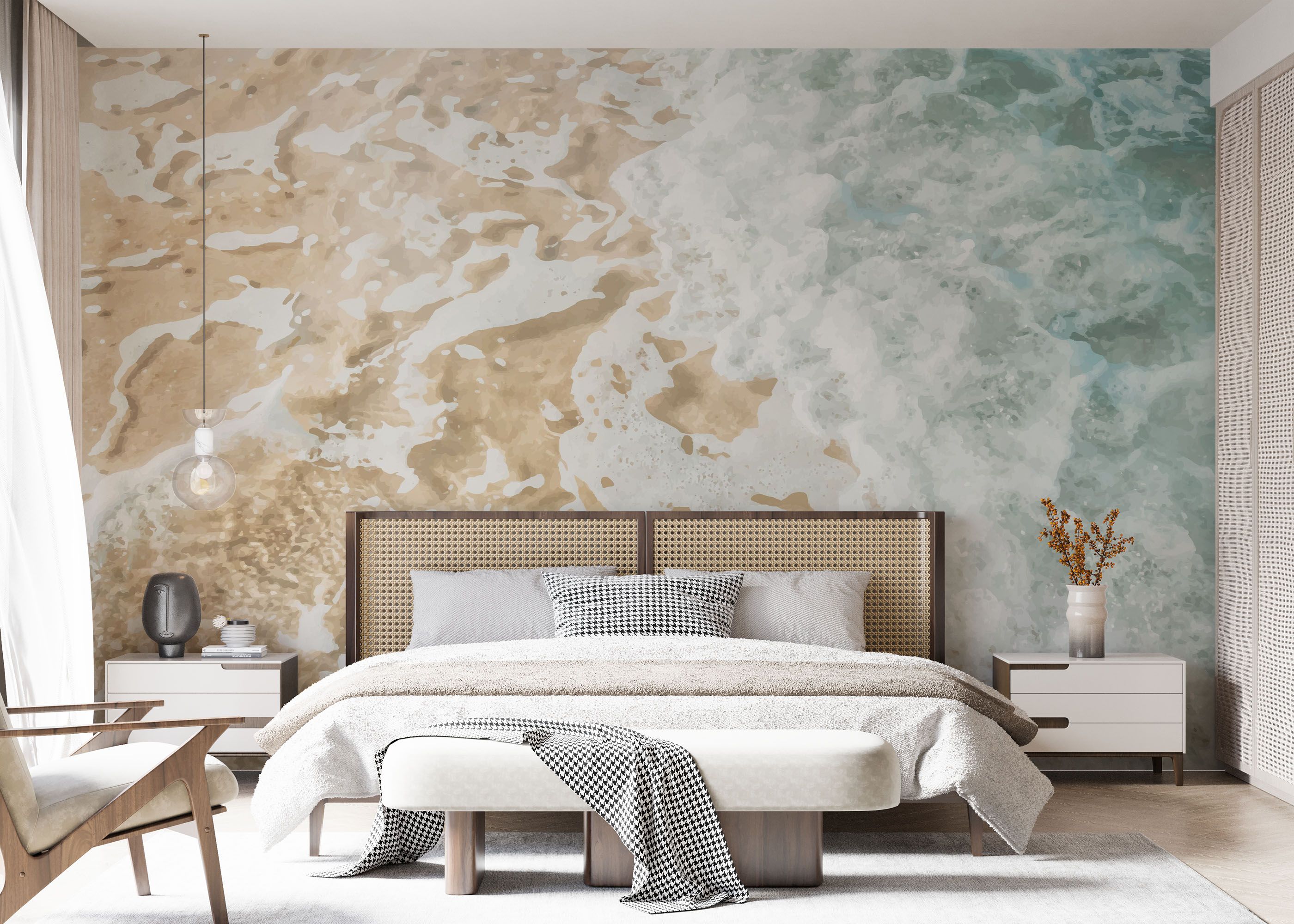 Blue Cream Beach mockup 7