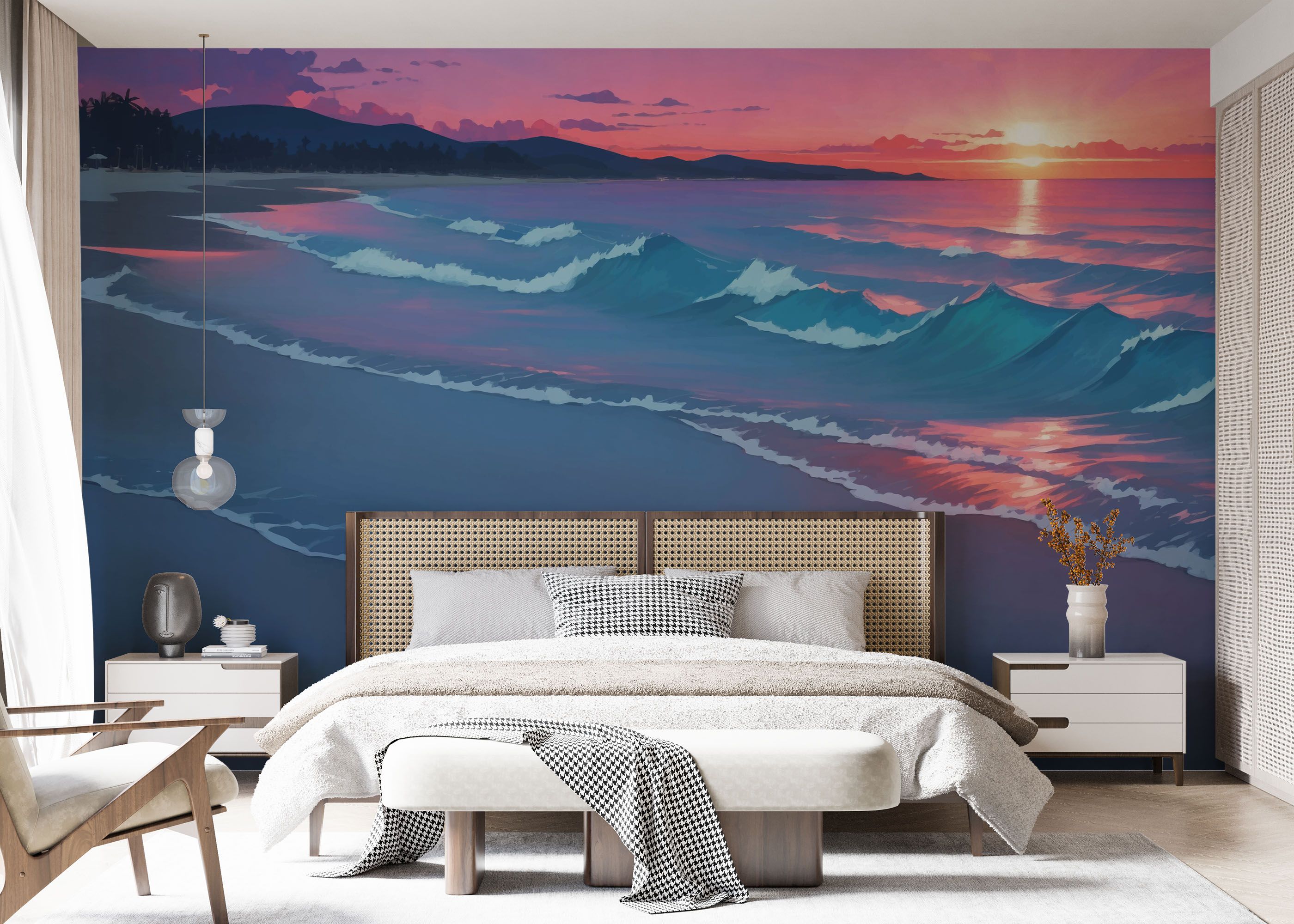 Purple Light Beach mockup 7