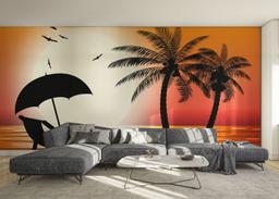 Beach Chair Sunset mockup 0