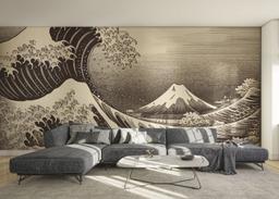 Cream Brown Wave mockup 0