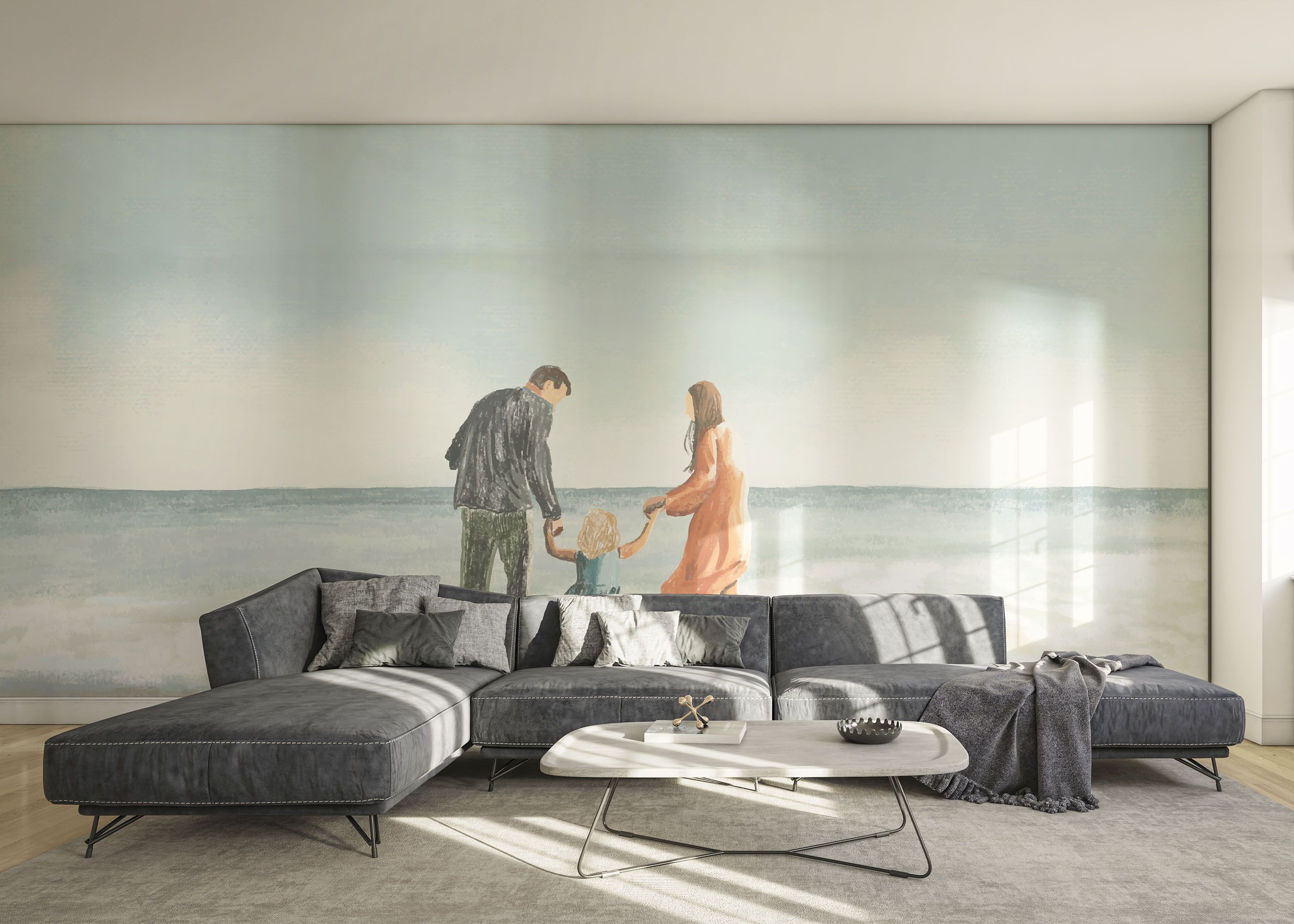 Family Beach Art mockup 0