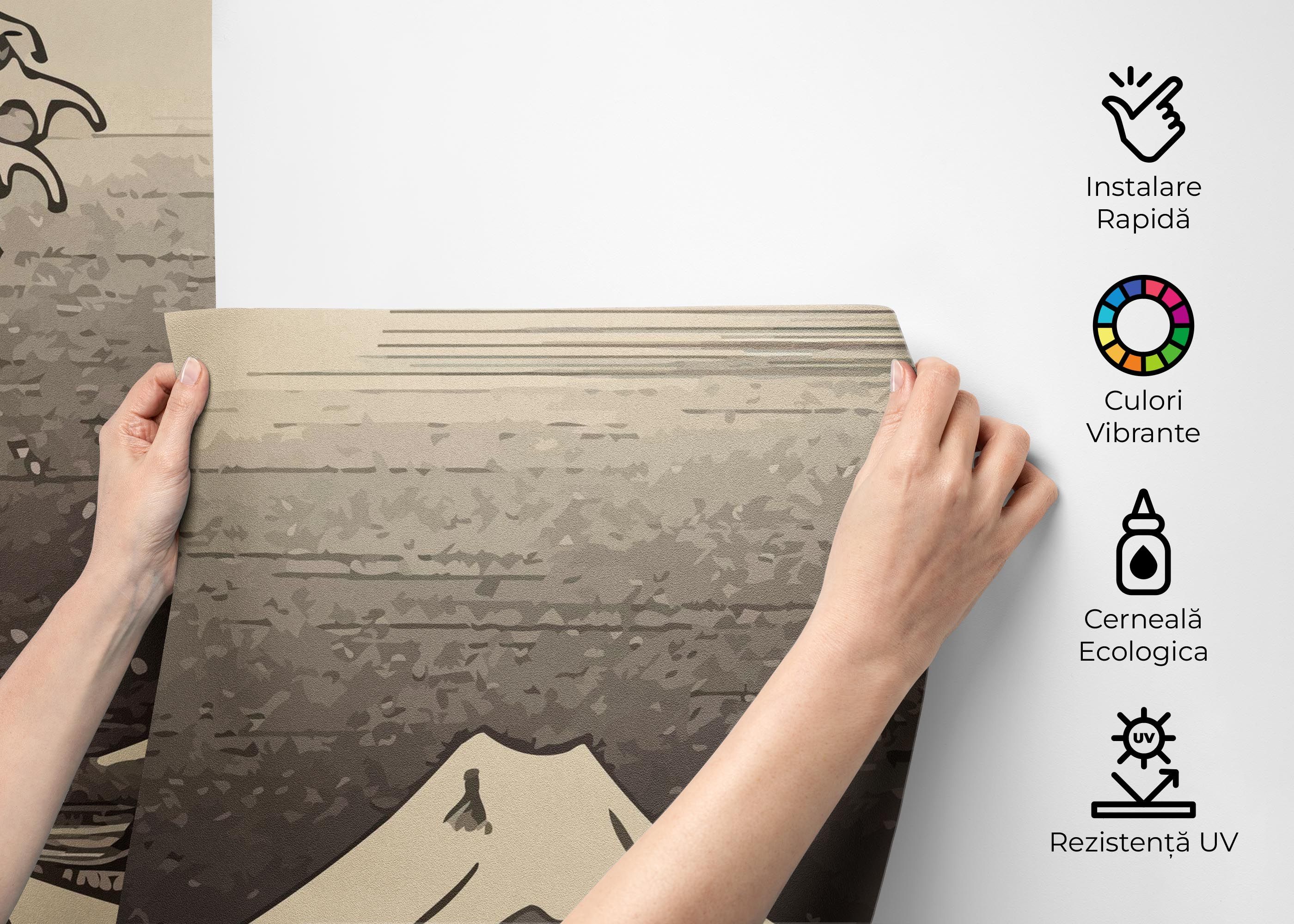 Cream Brown Wave mockup 2