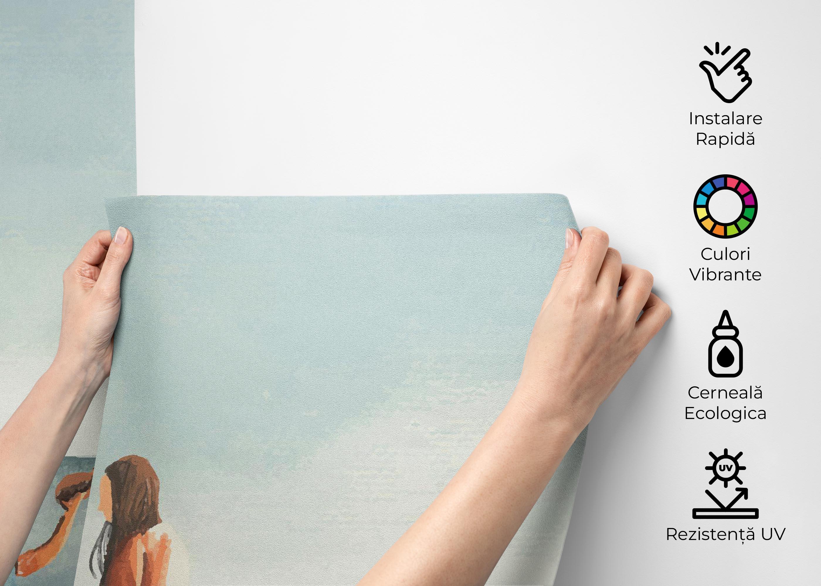 Fototapet Family Beach Art mockup 2