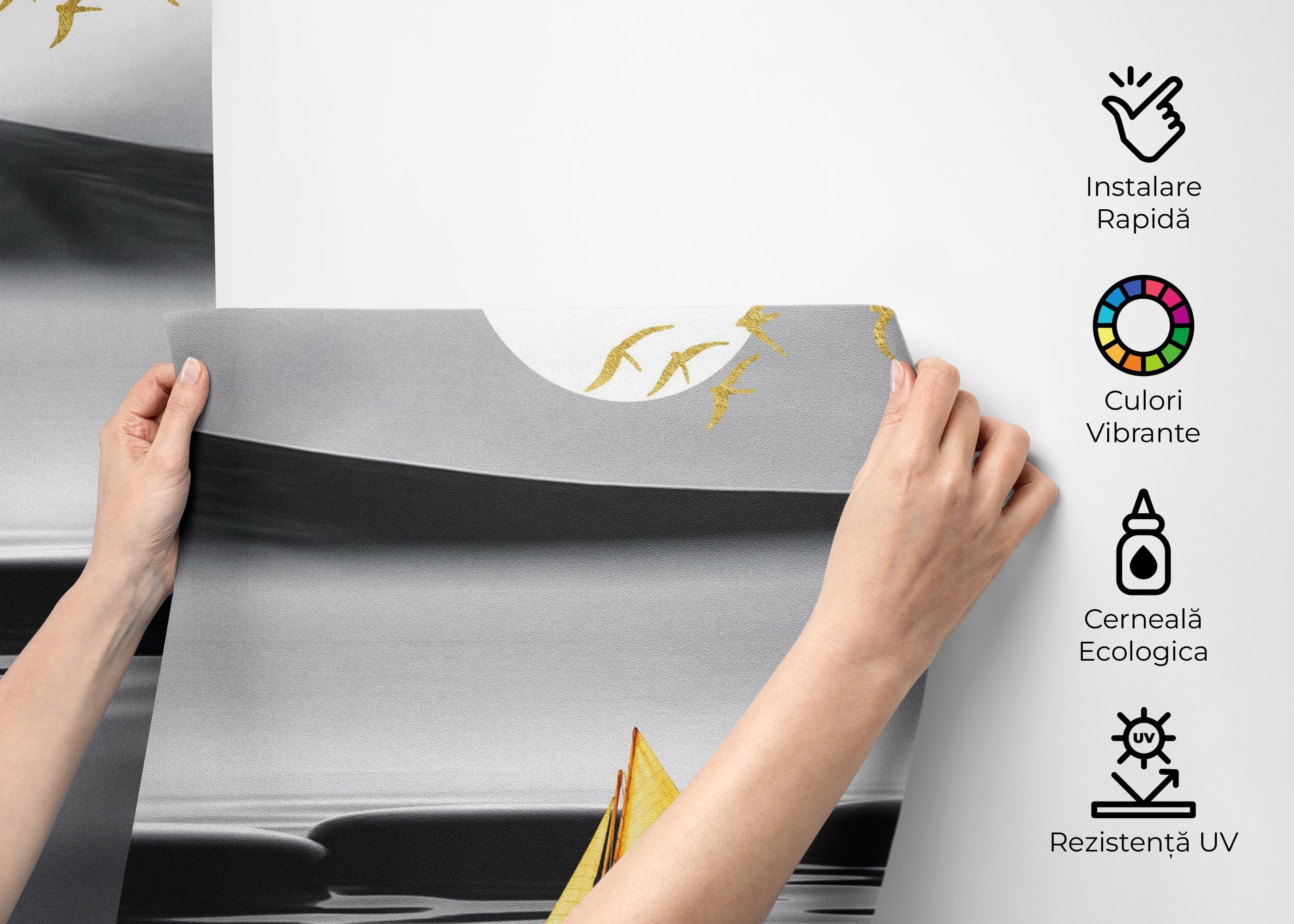 Fototapet Golden Journy mockup 2