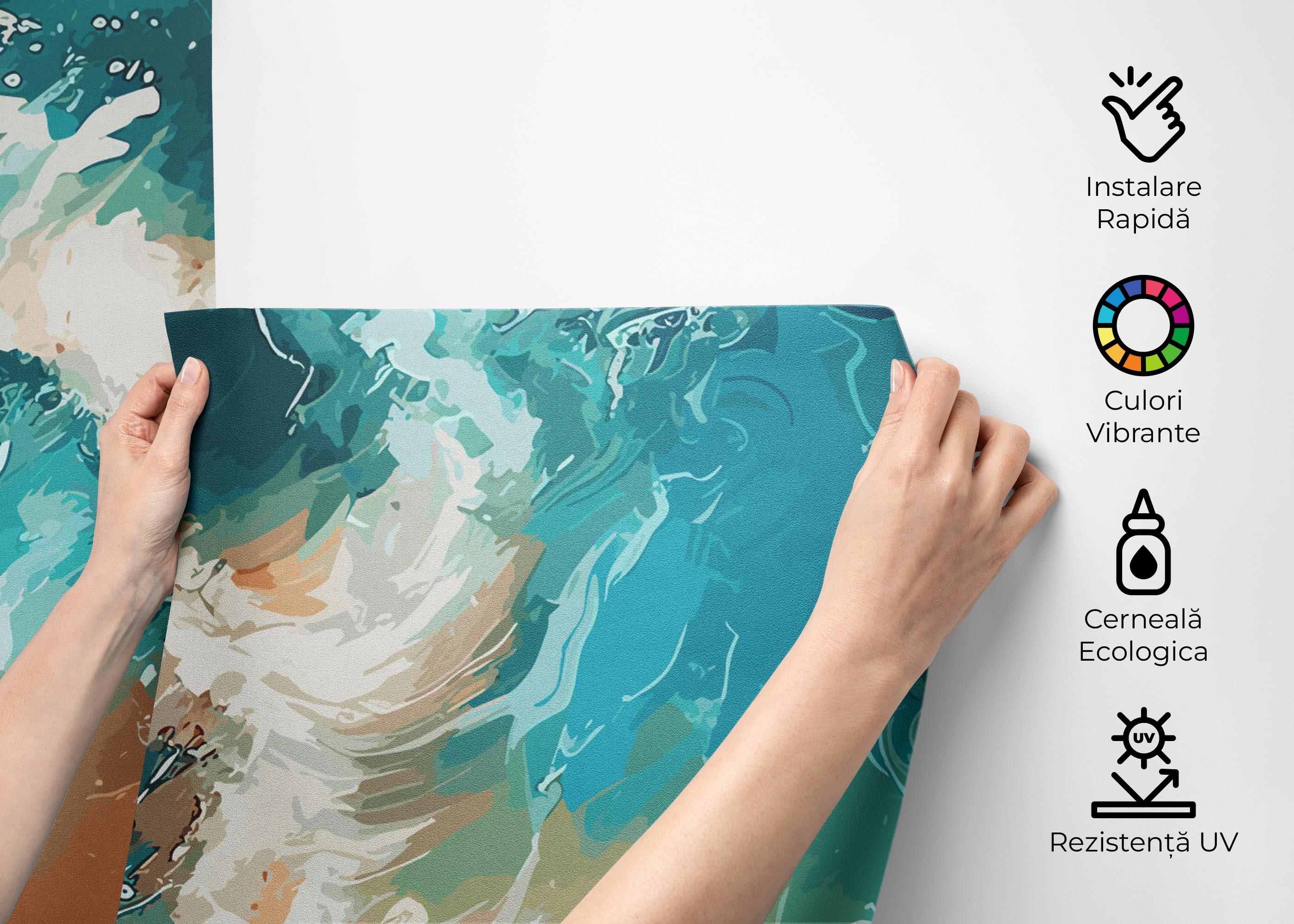 Fototapet Pretty Sand Wave mockup 2