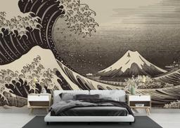 Cream Brown Wave mockup 3