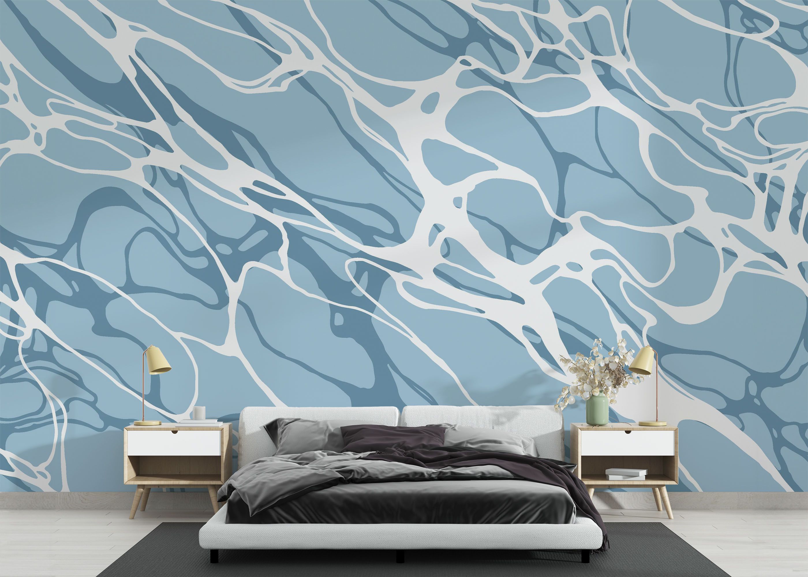 Light Blue Water Art mockup 3