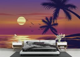 Palm Ocean Sunset mockup 3