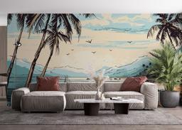 Black Line Beach mockup 4