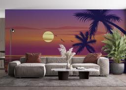 Palm Ocean Sunset mockup 4