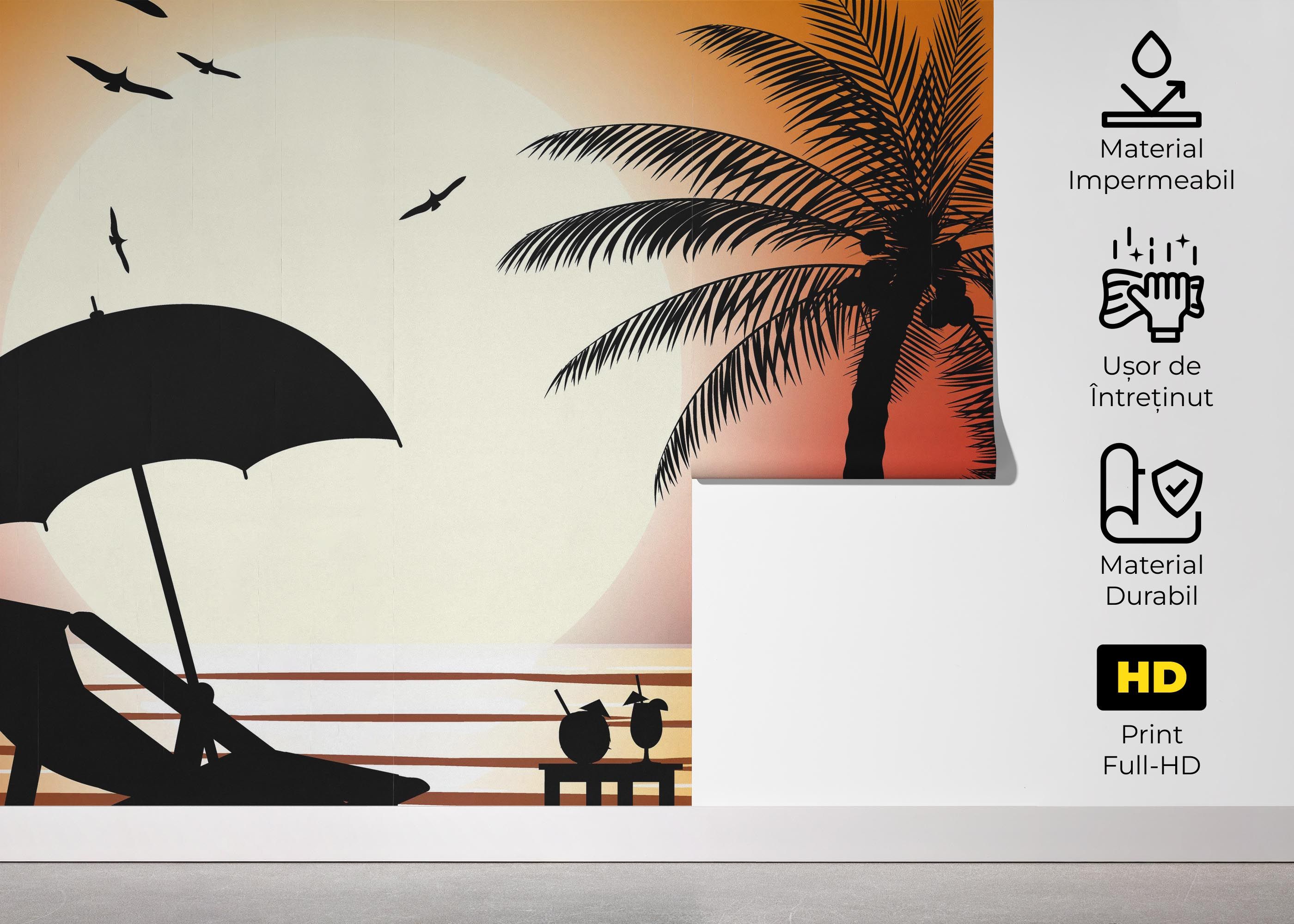 Beach Chair Sunset mockup 5