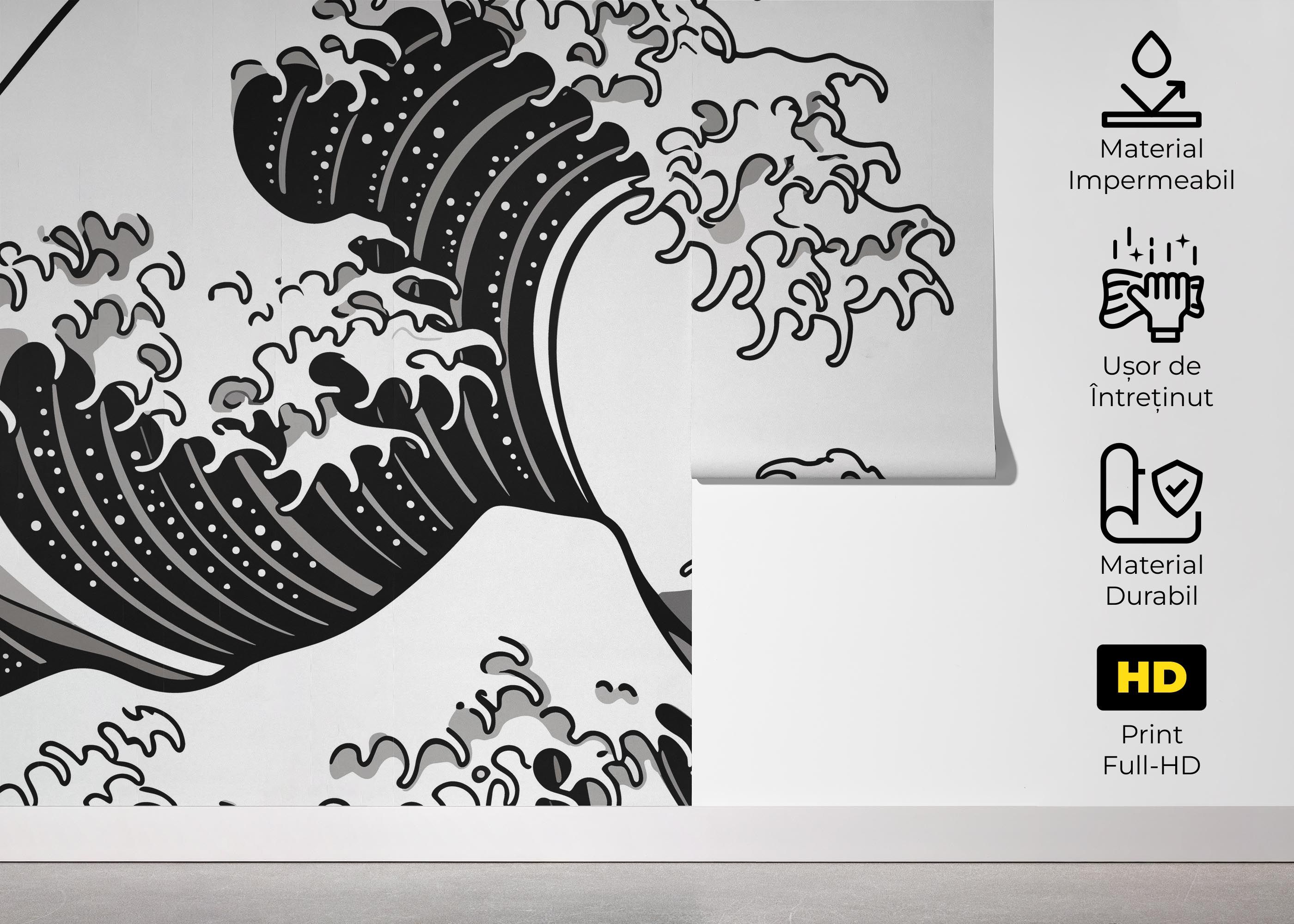 Black Line Wave mockup 5