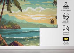 Cartoon Beach Art mockup 5