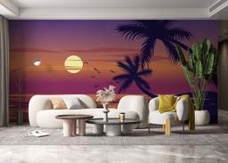 Palm Ocean Sunset mockup 6