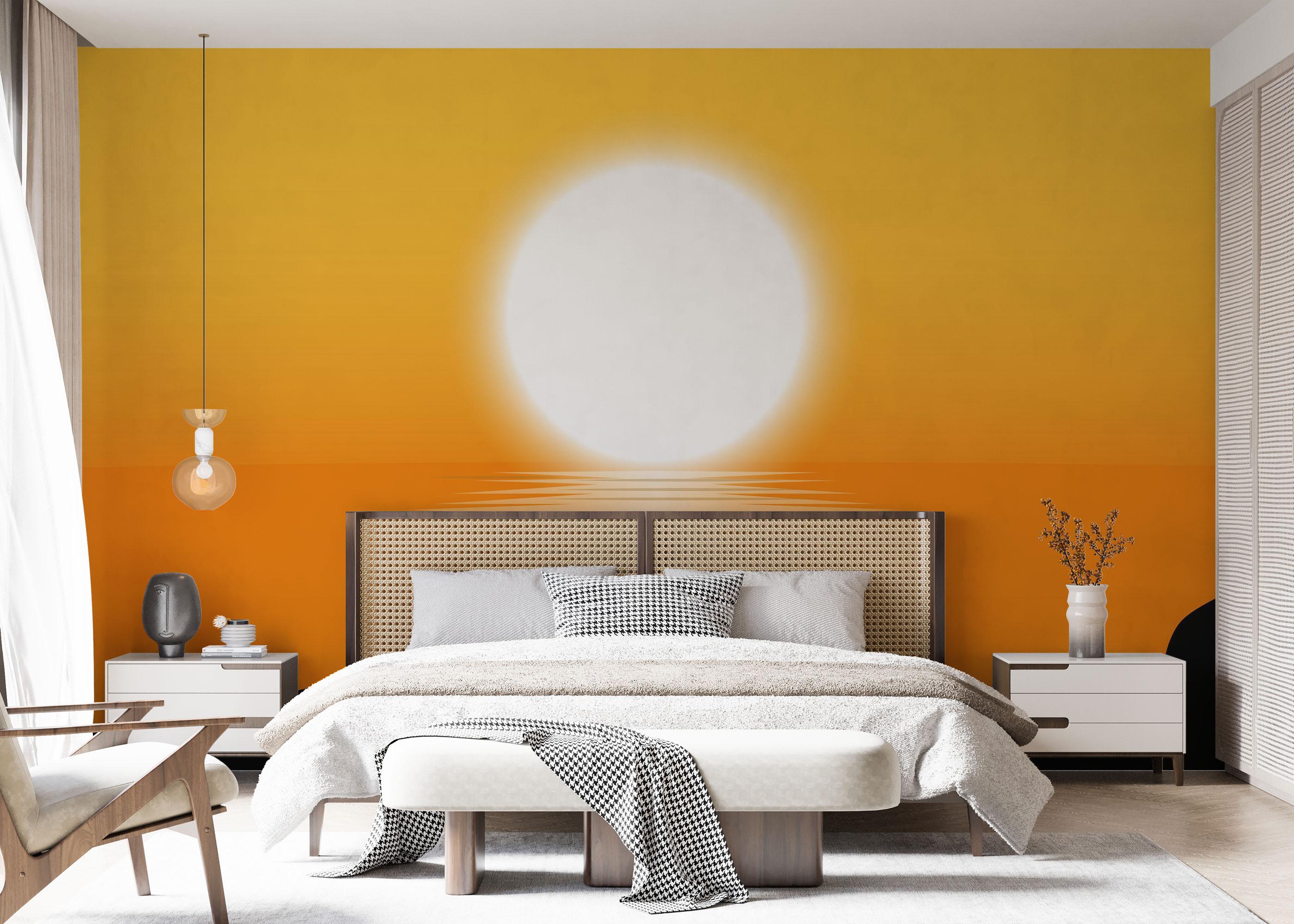 Fototapet Buddha Sunset Art mockup 7