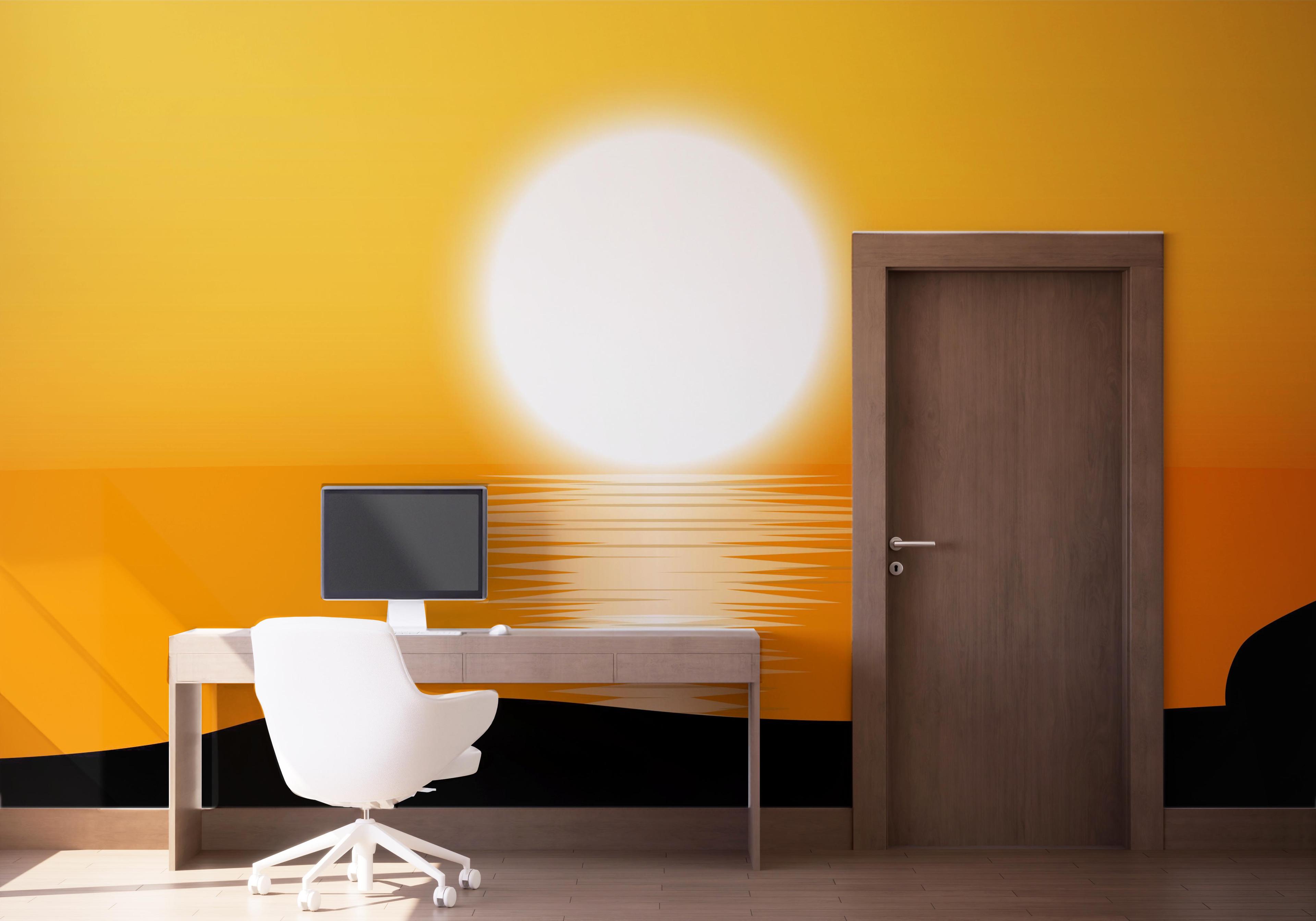 Fototapet Buddha Sunset Art mockup 1