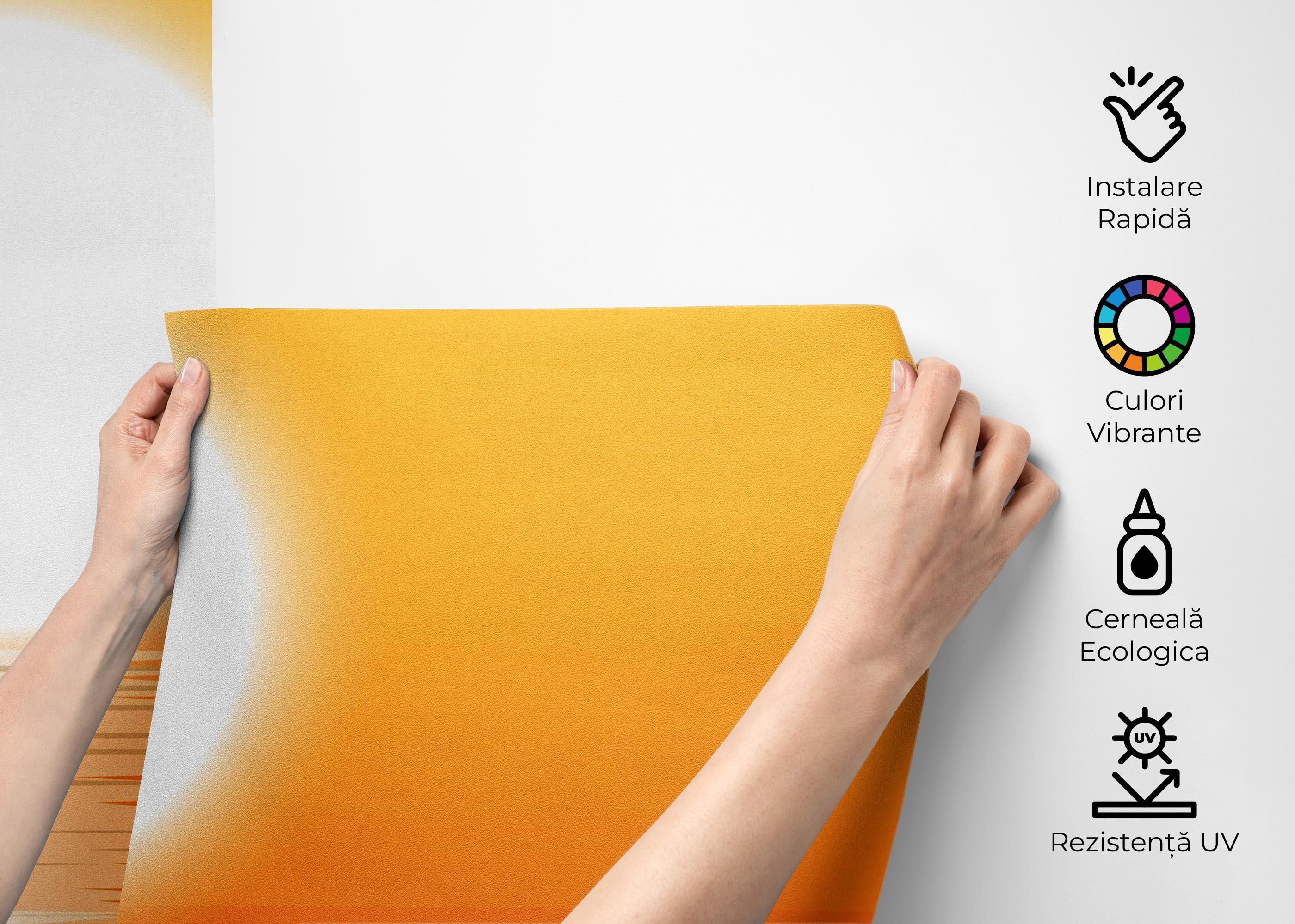 Fototapet Buddha Sunset Art mockup 2