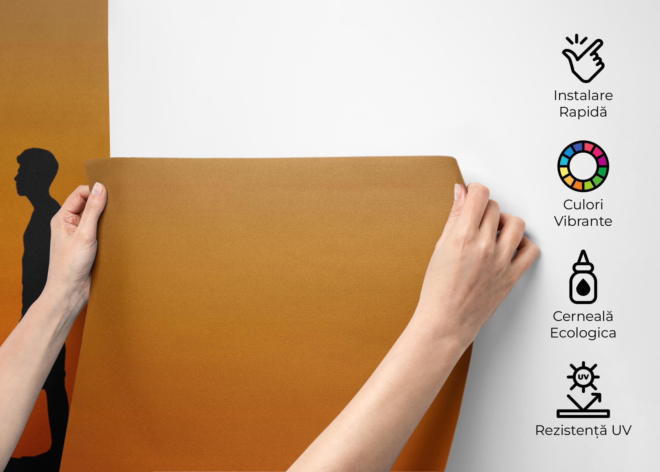 Fototapet Man Shilouette mockup 2