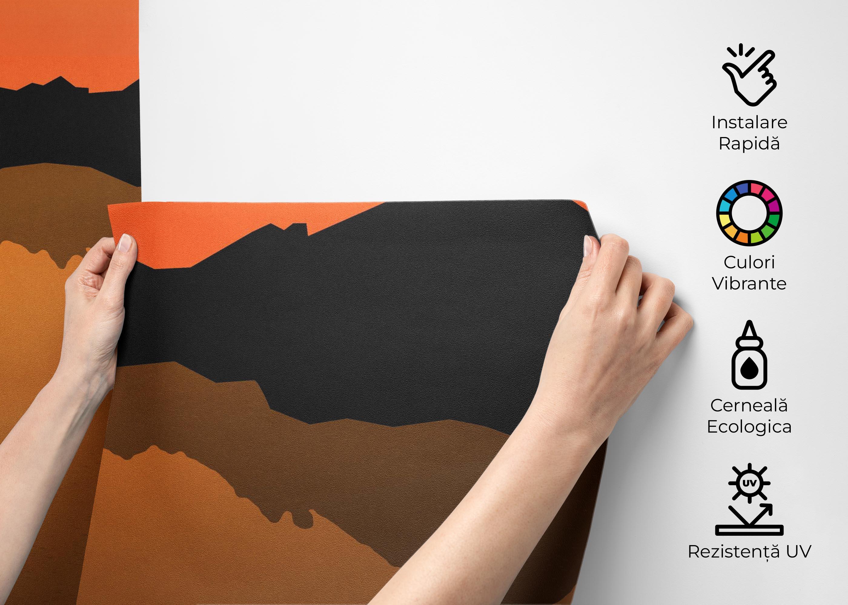 Fototapet Sunset Fisherman mockup 2