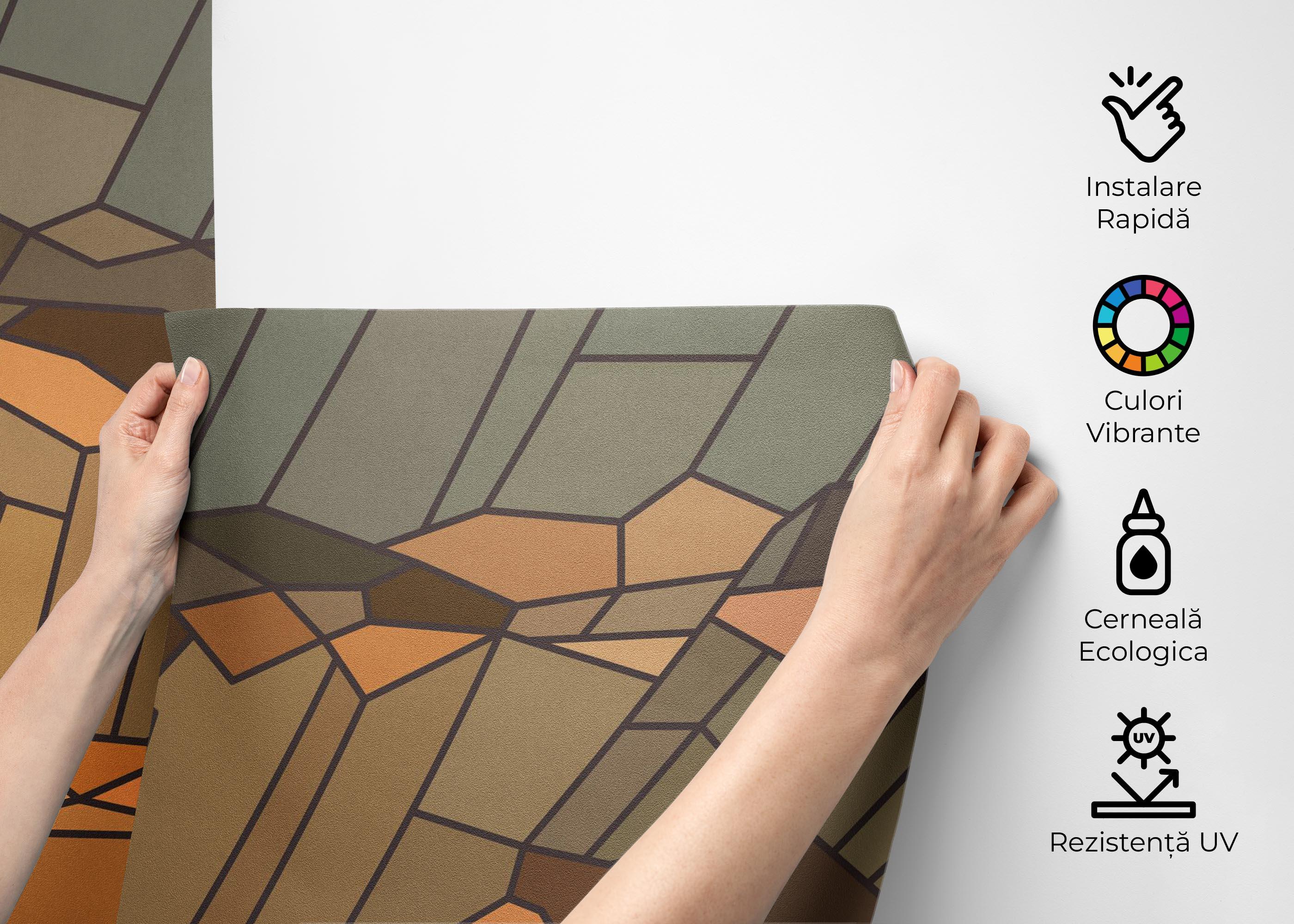 Fototapet Sunset Glass Art mockup 2