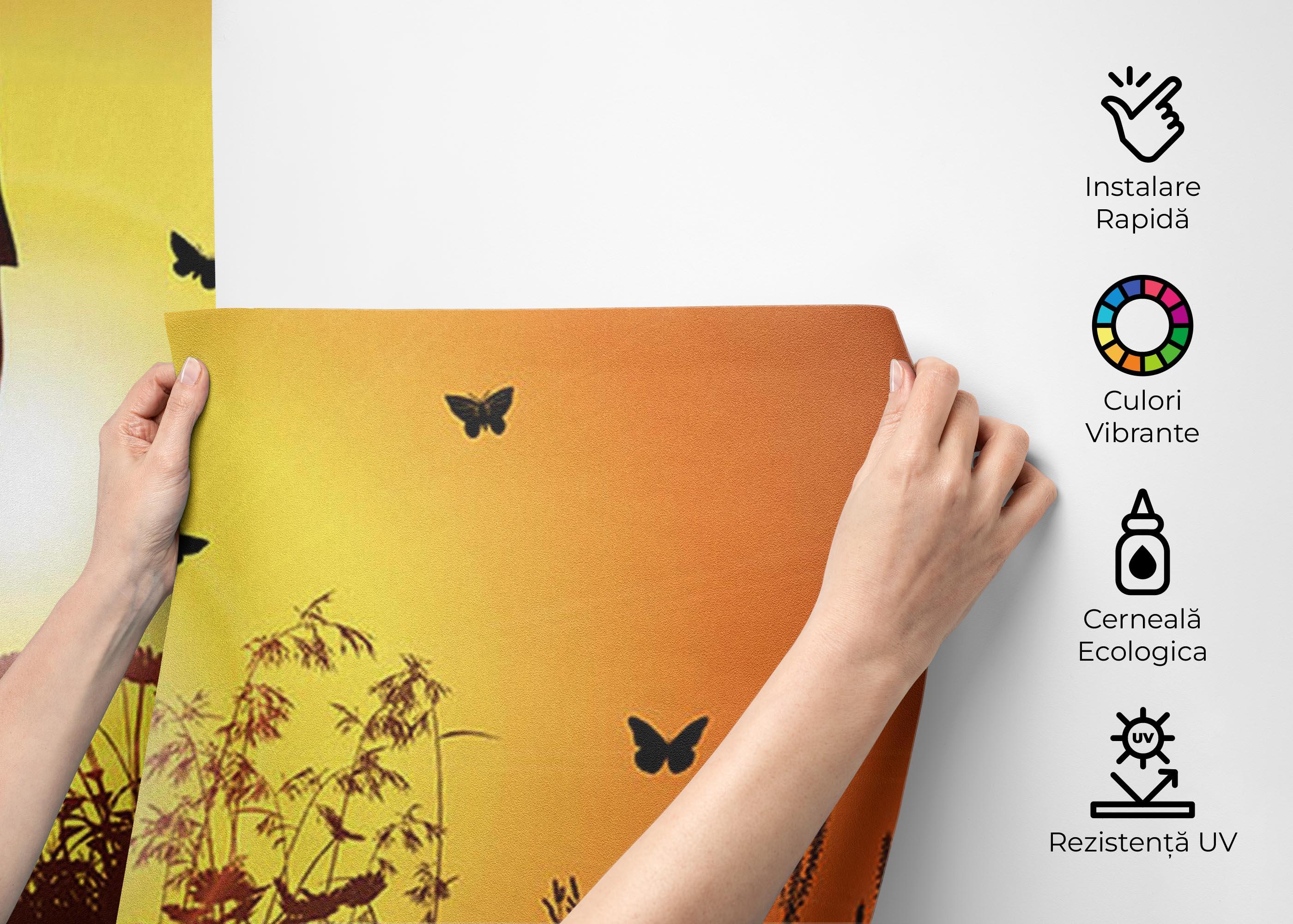 Fototapet Sunset Jump mockup 2