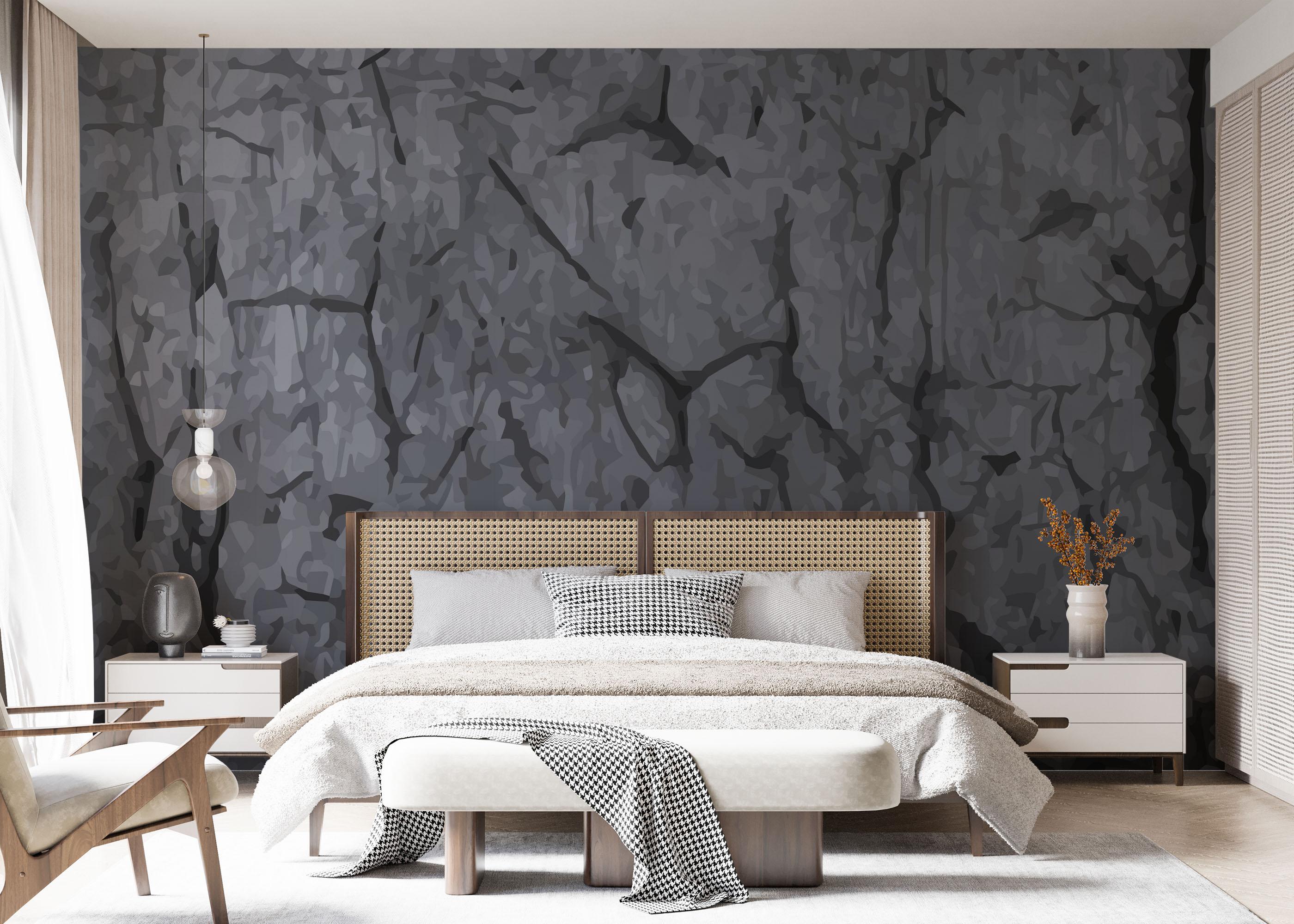 Fototapet Big Crack Concrete mockup 7