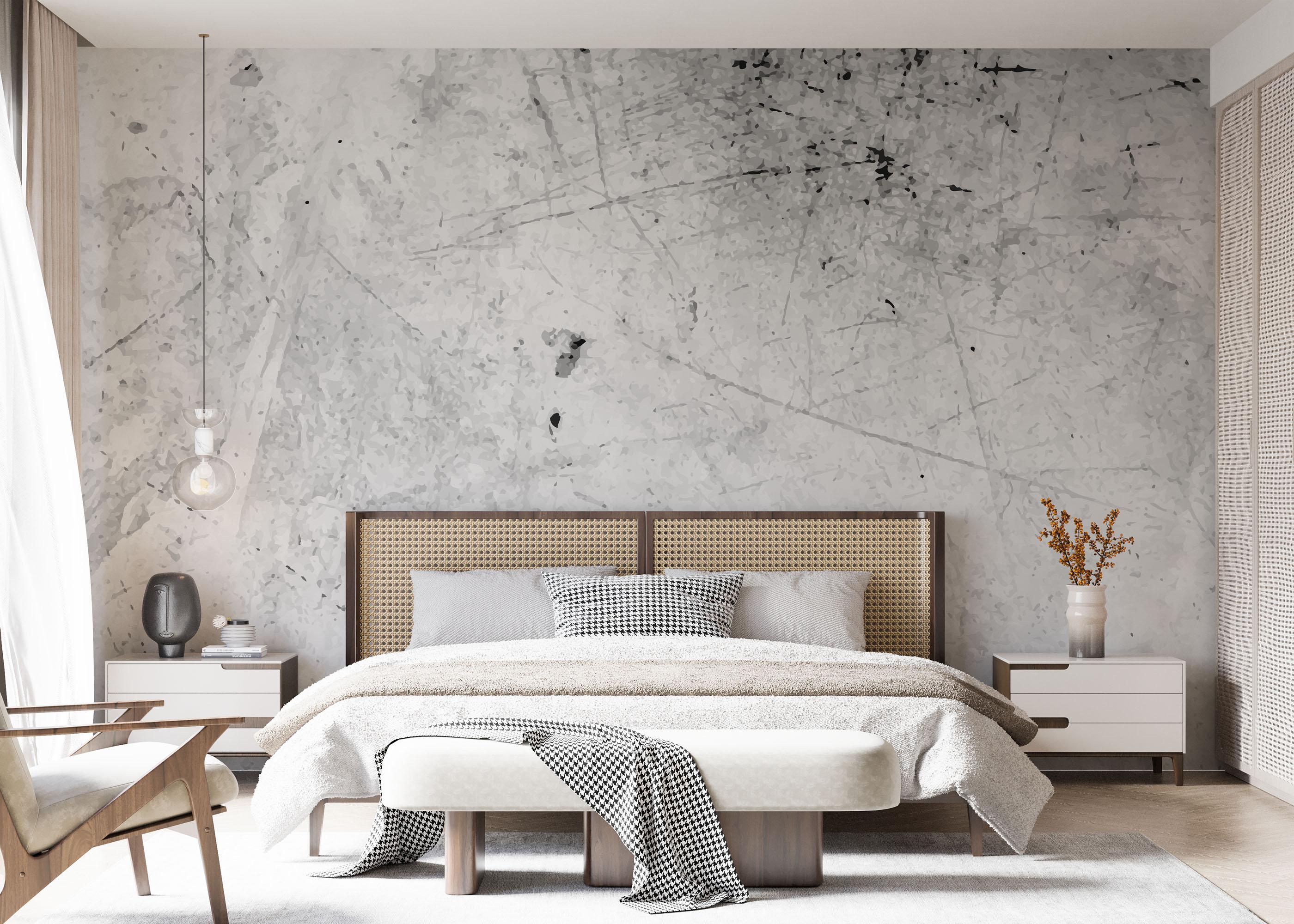 Fototapet Black Paint Concrete mockup 7