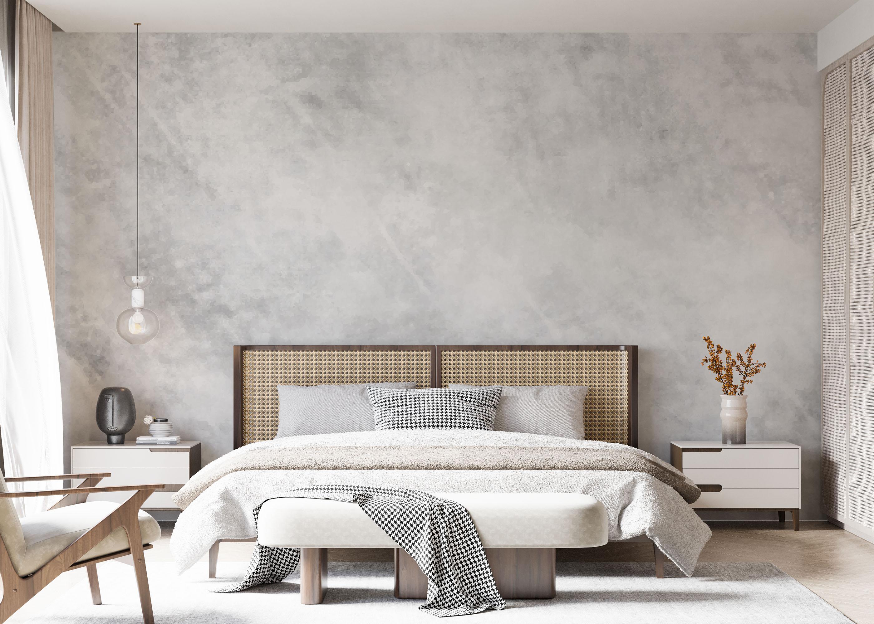 Fototapet Concrete Grey Wall mockup 7