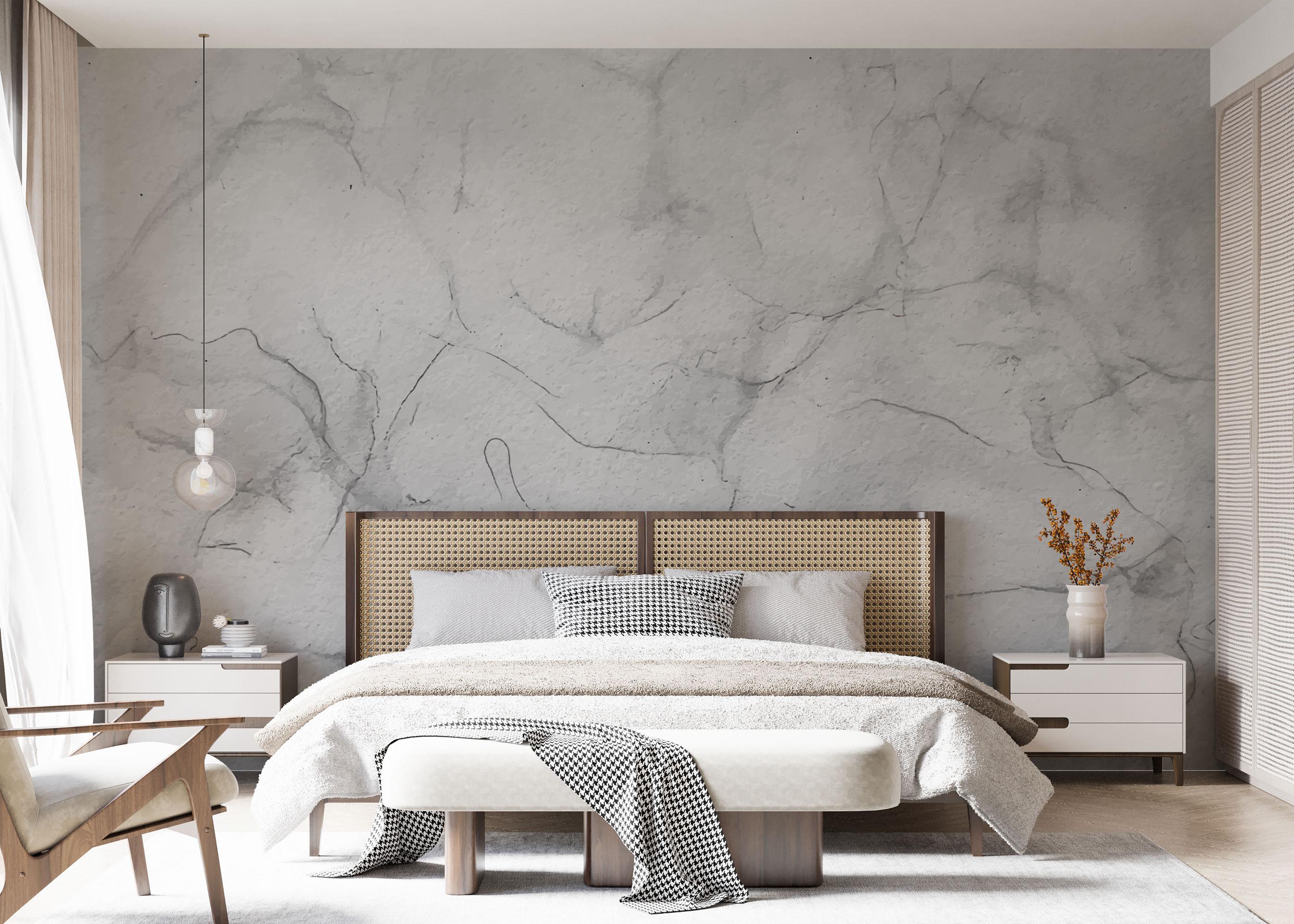 Fototapet Grey Ink Concrete mockup 7