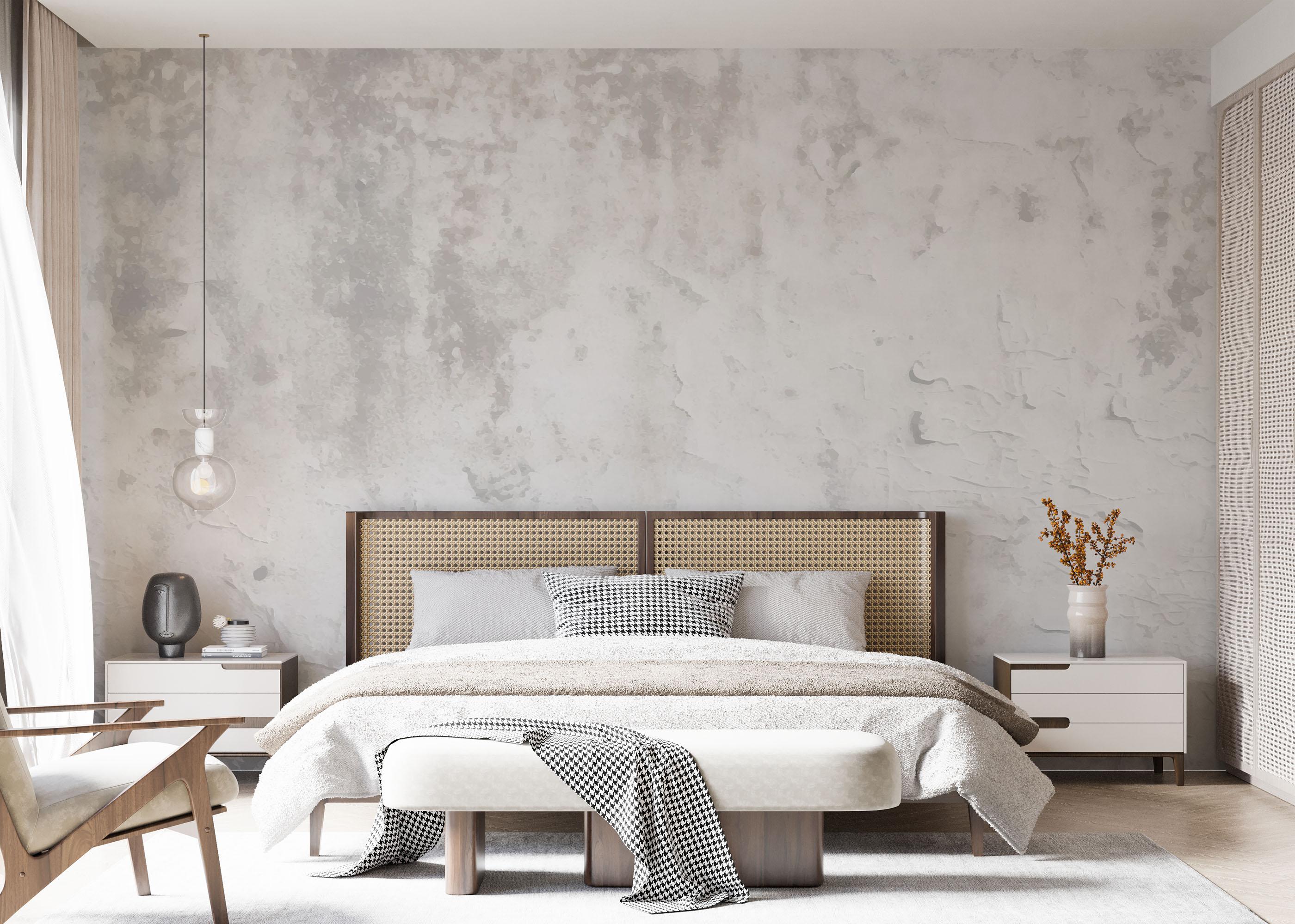 Fototapet Light Blue Concrete mockup 7