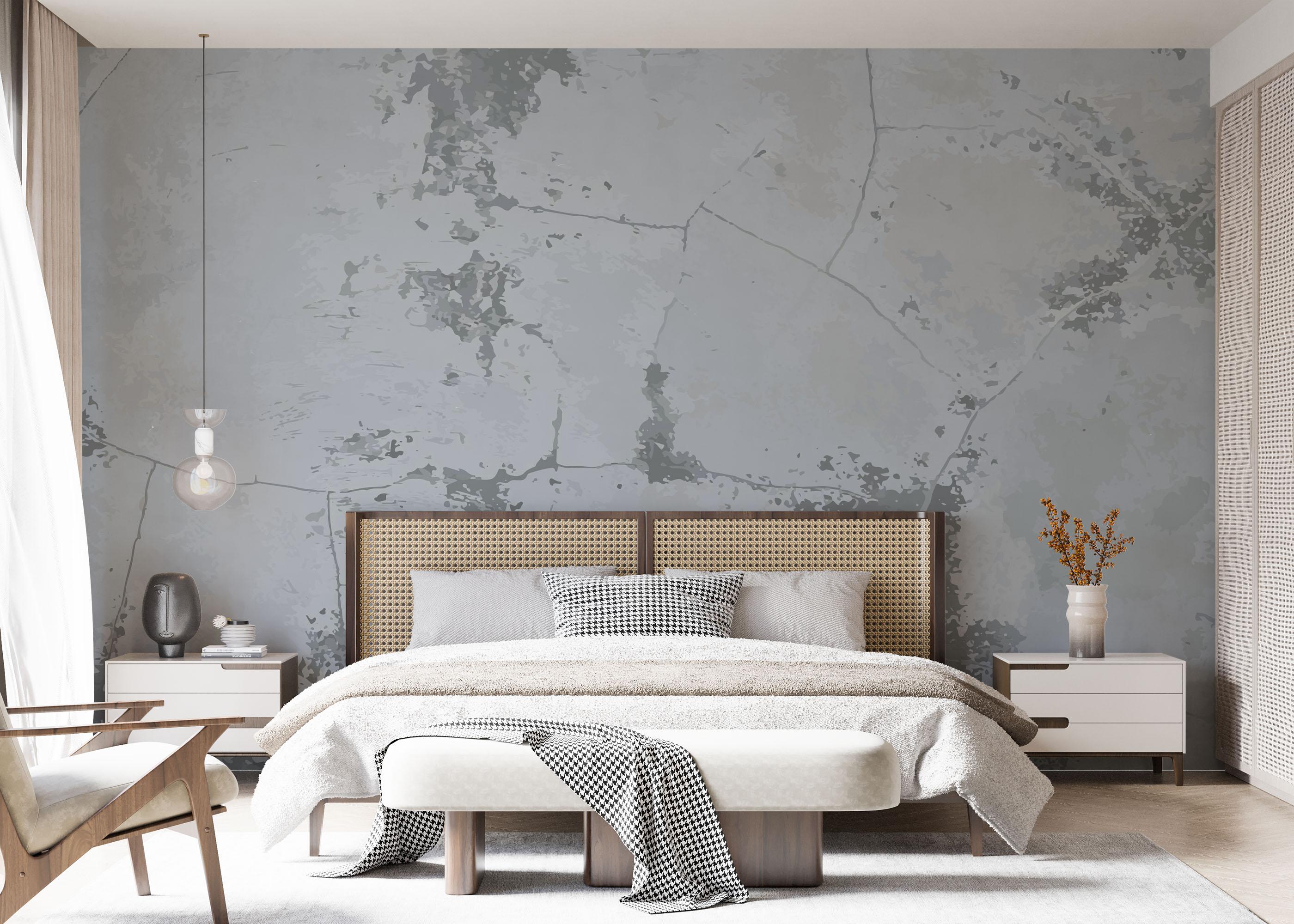 Fototapet Purple Light Concrete mockup 7