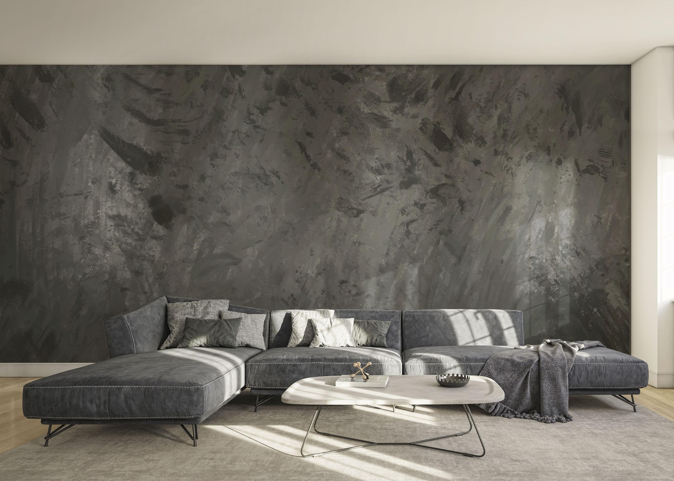 Fototapet Concrete Dark Grey mockup 0