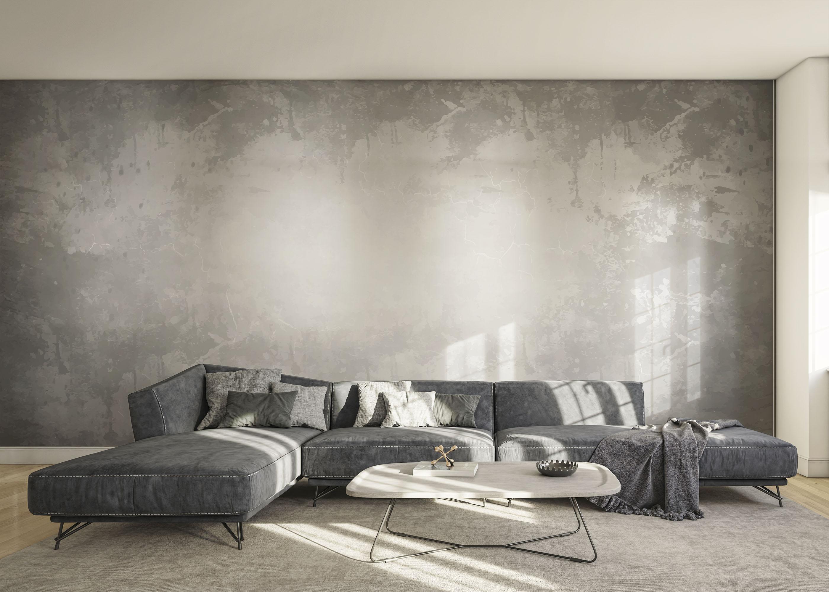 Fototapet Concrete Light Wall mockup 0