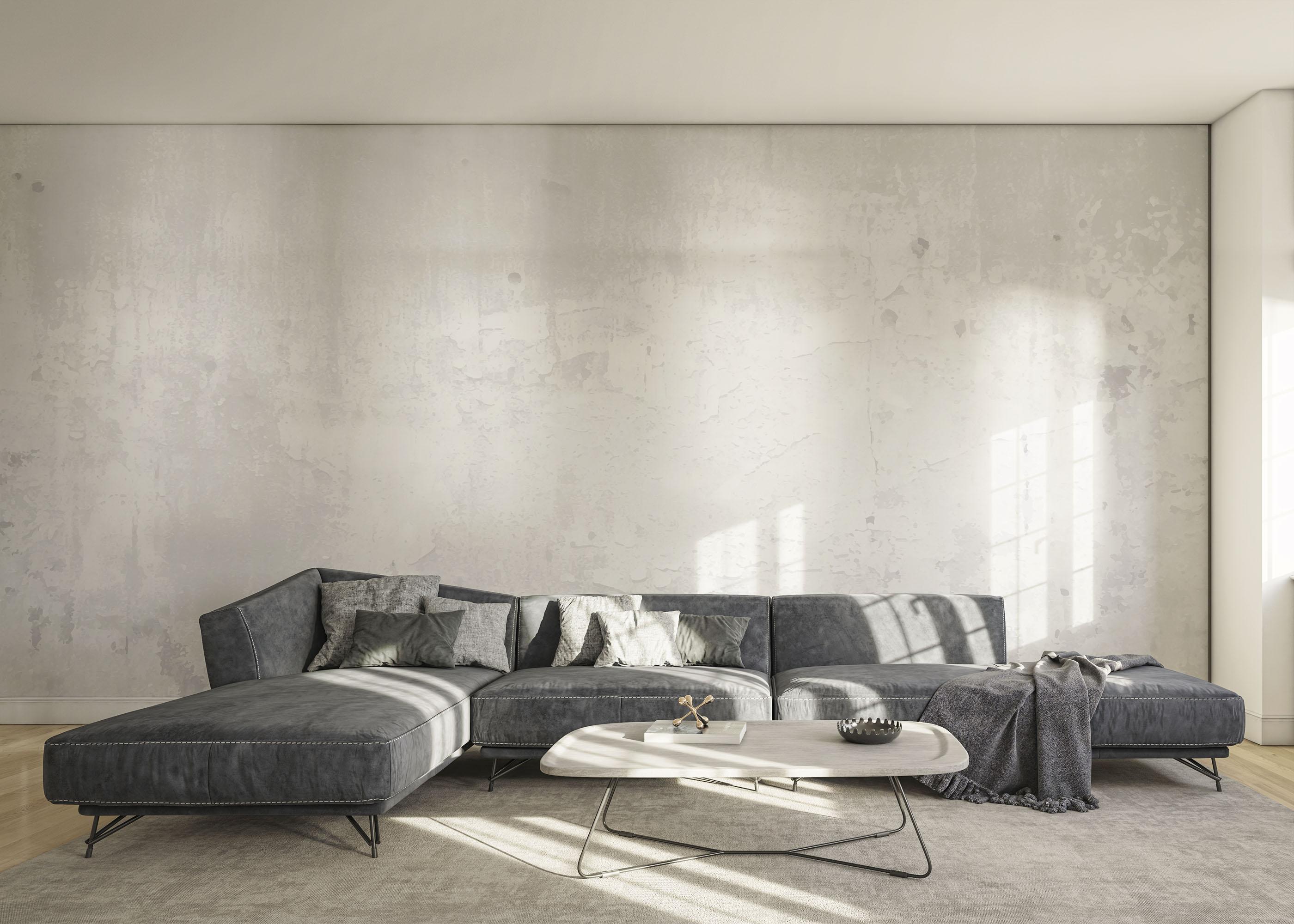 Fototapet Concrete Wall Grey mockup 0