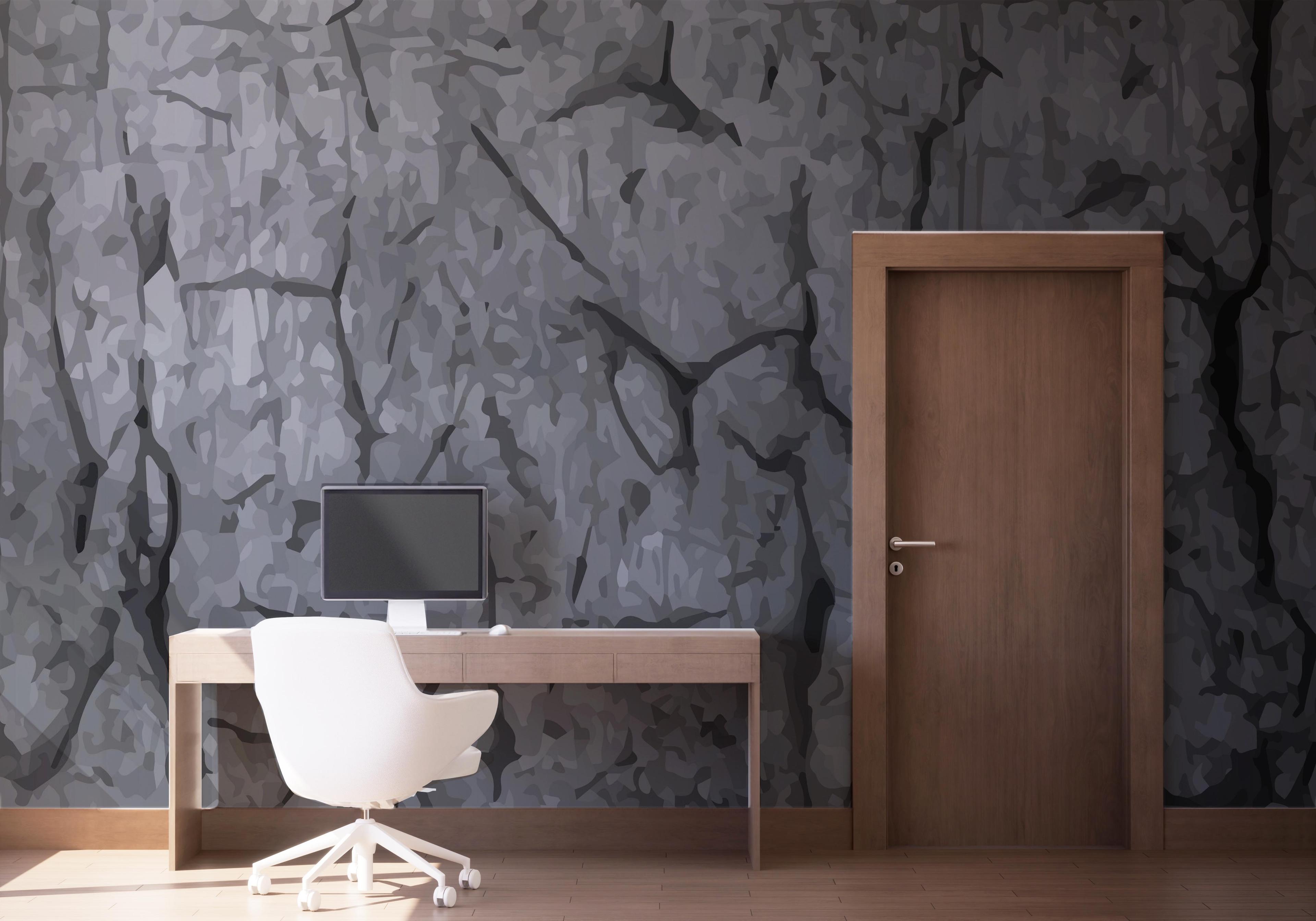 Fototapet Big Crack Concrete mockup 1