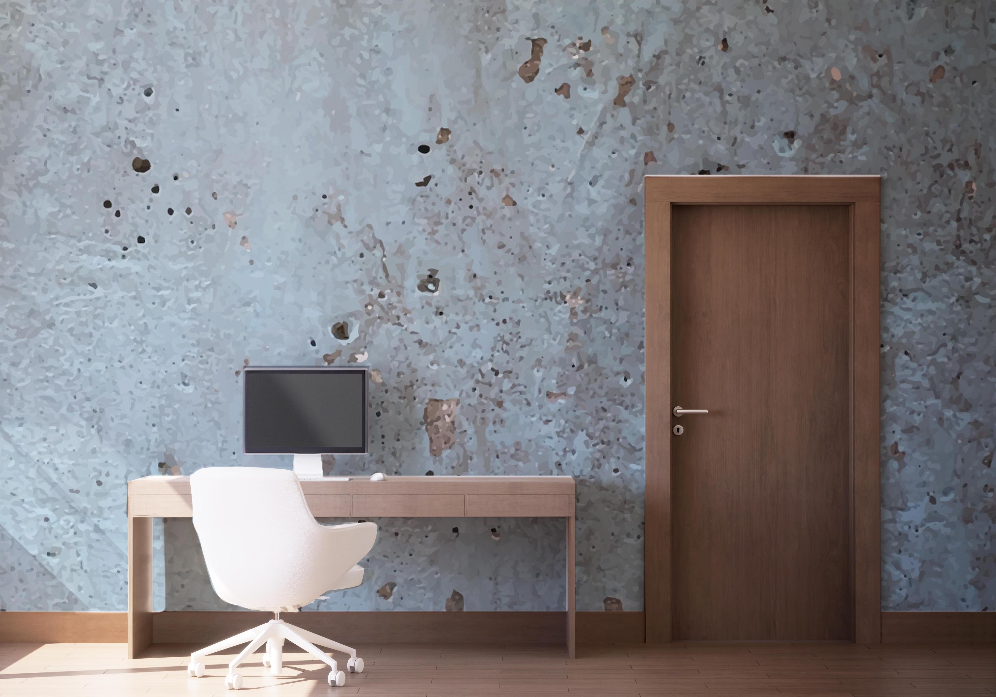 Fototapet Brown Crack Concrete mockup 1