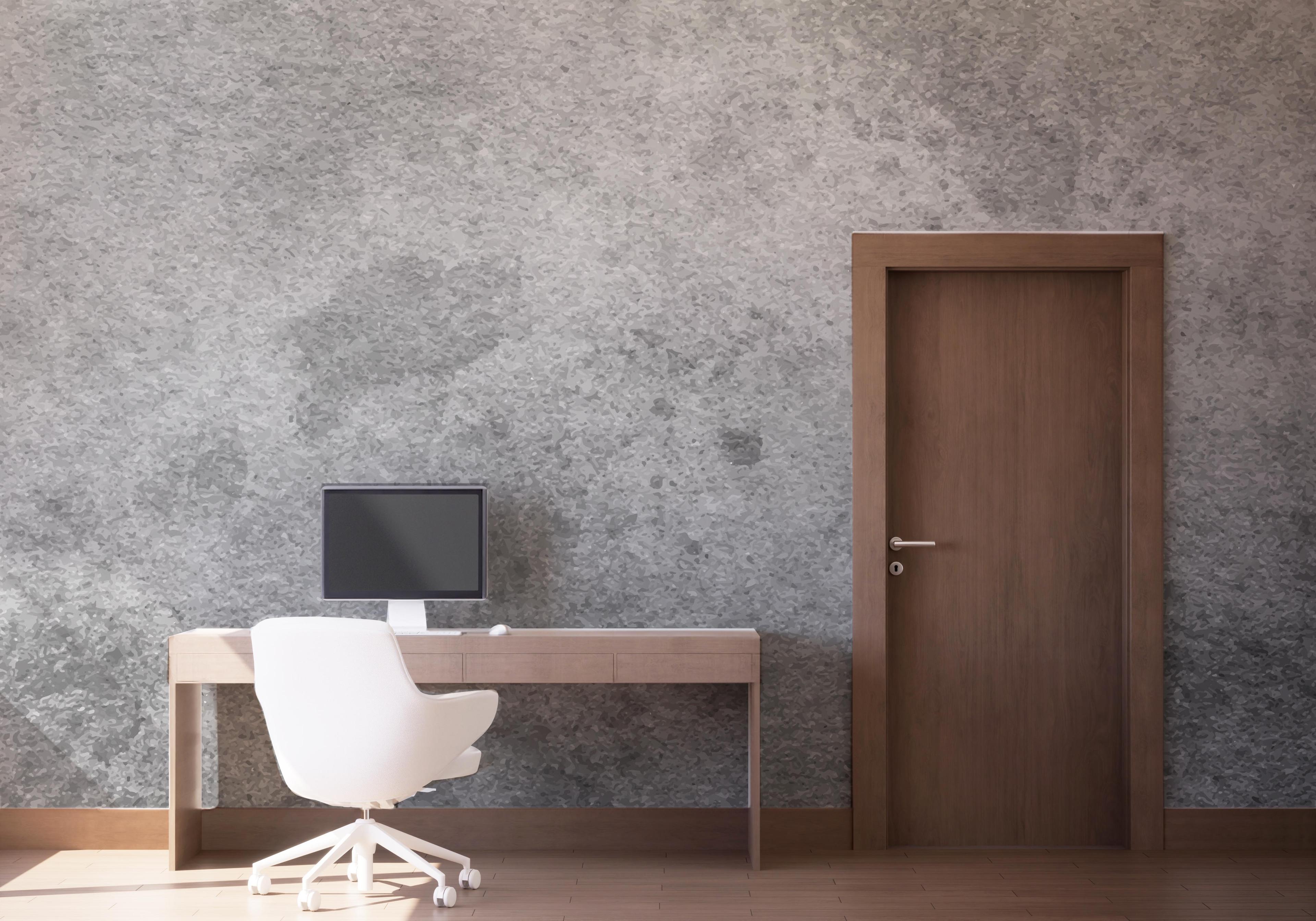 Fototapet Dark Grey Concrete mockup 1