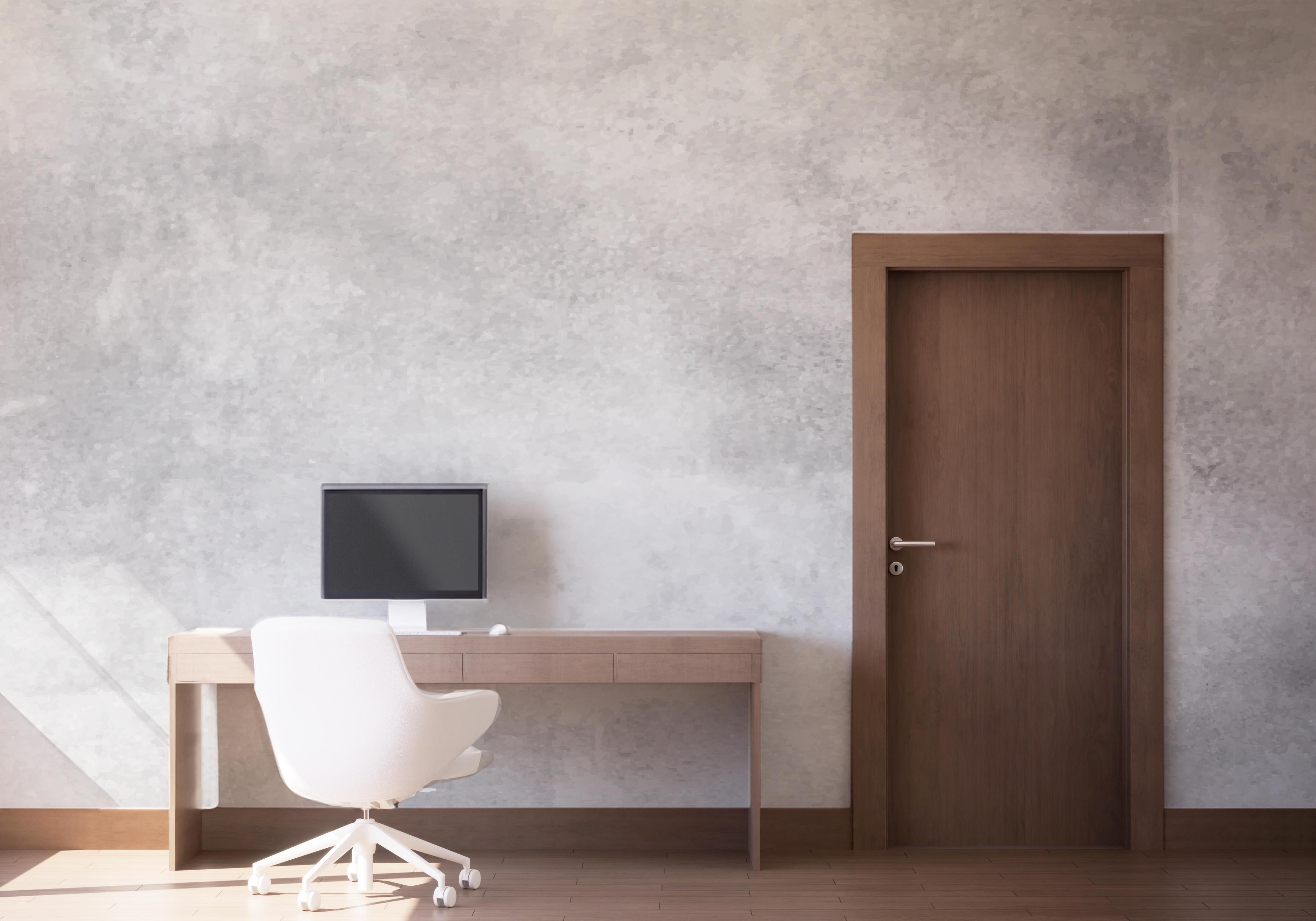 Fototapet Finished Concrete Wall mockup 1