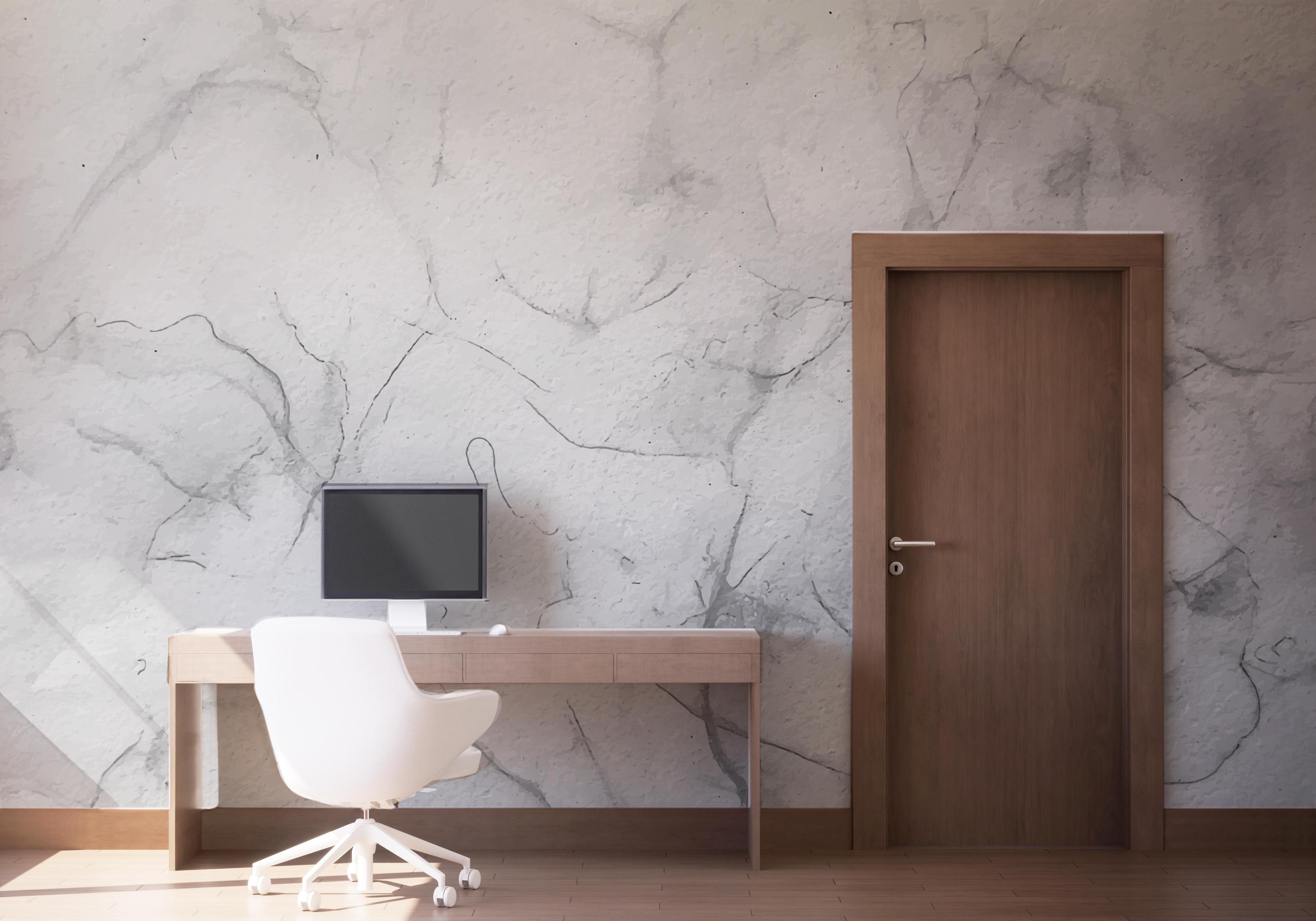 Fototapet Grey Ink Concrete mockup 1