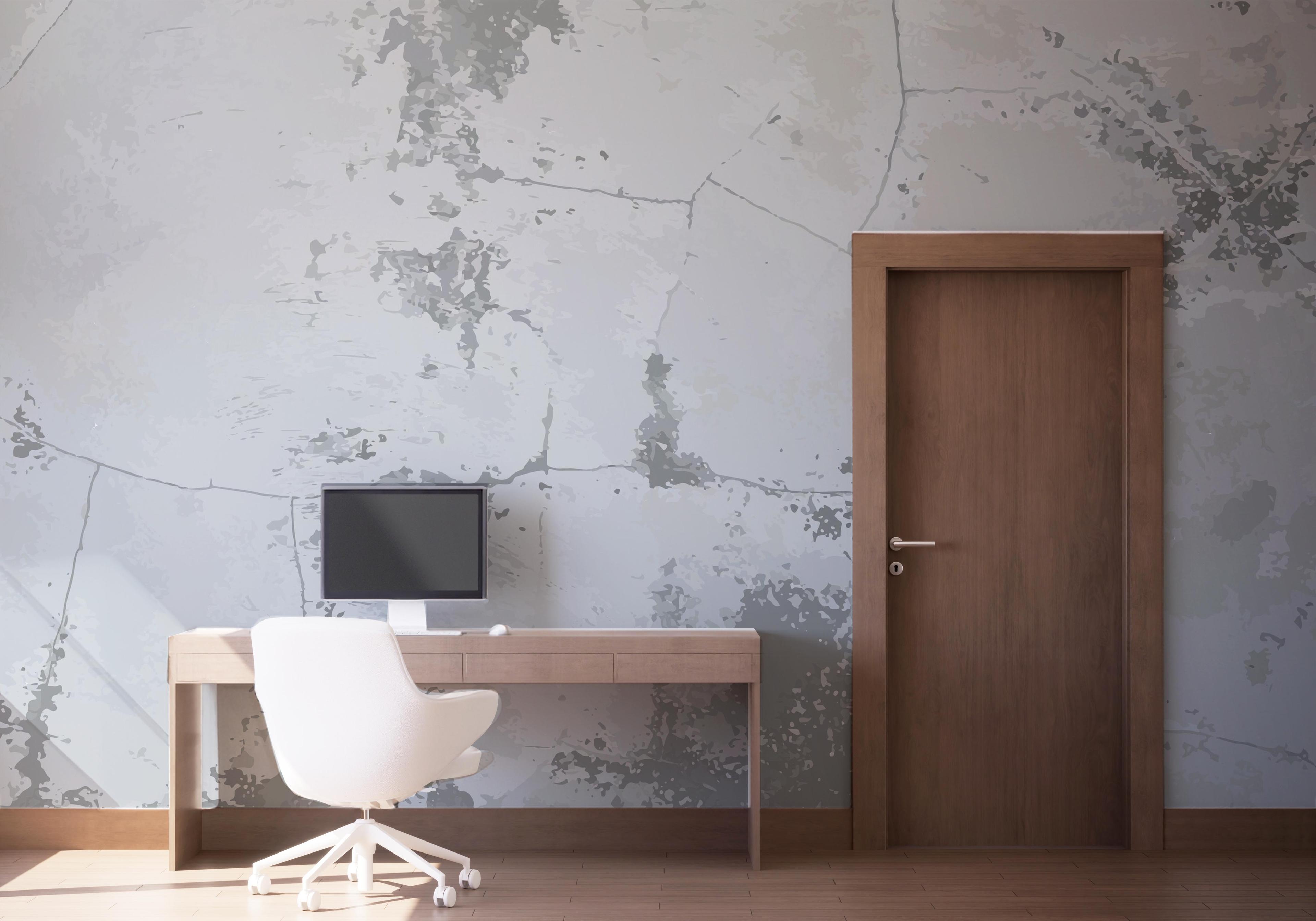 Fototapet Purple Light Concrete mockup 1