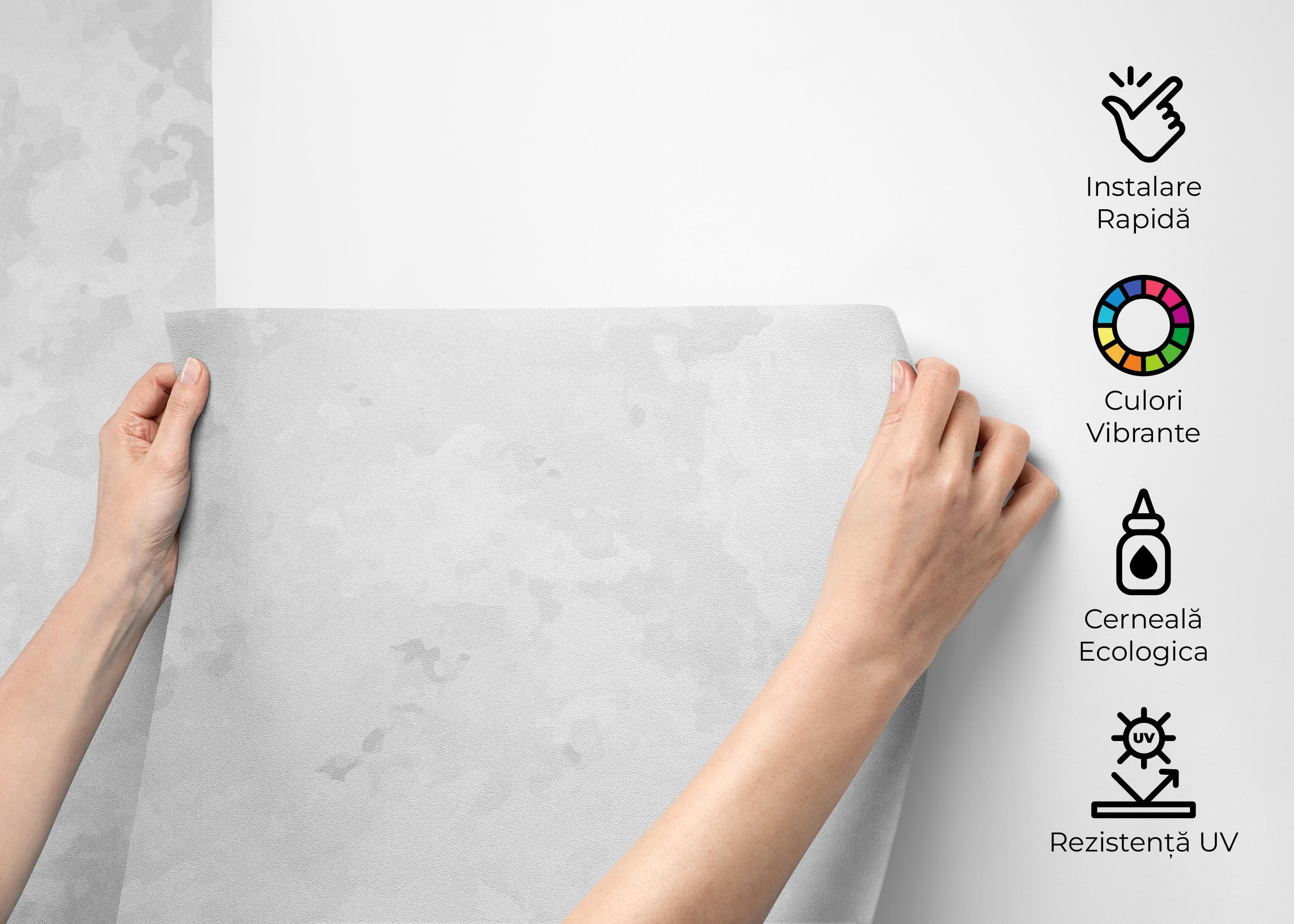 Fototapet Concrete Light Grey mockup 2