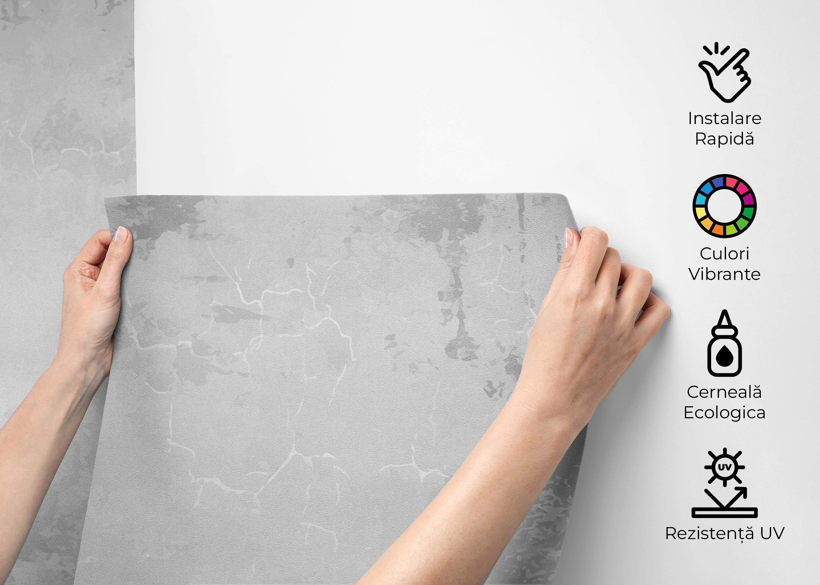 Fototapet Concrete Light Wall mockup 2