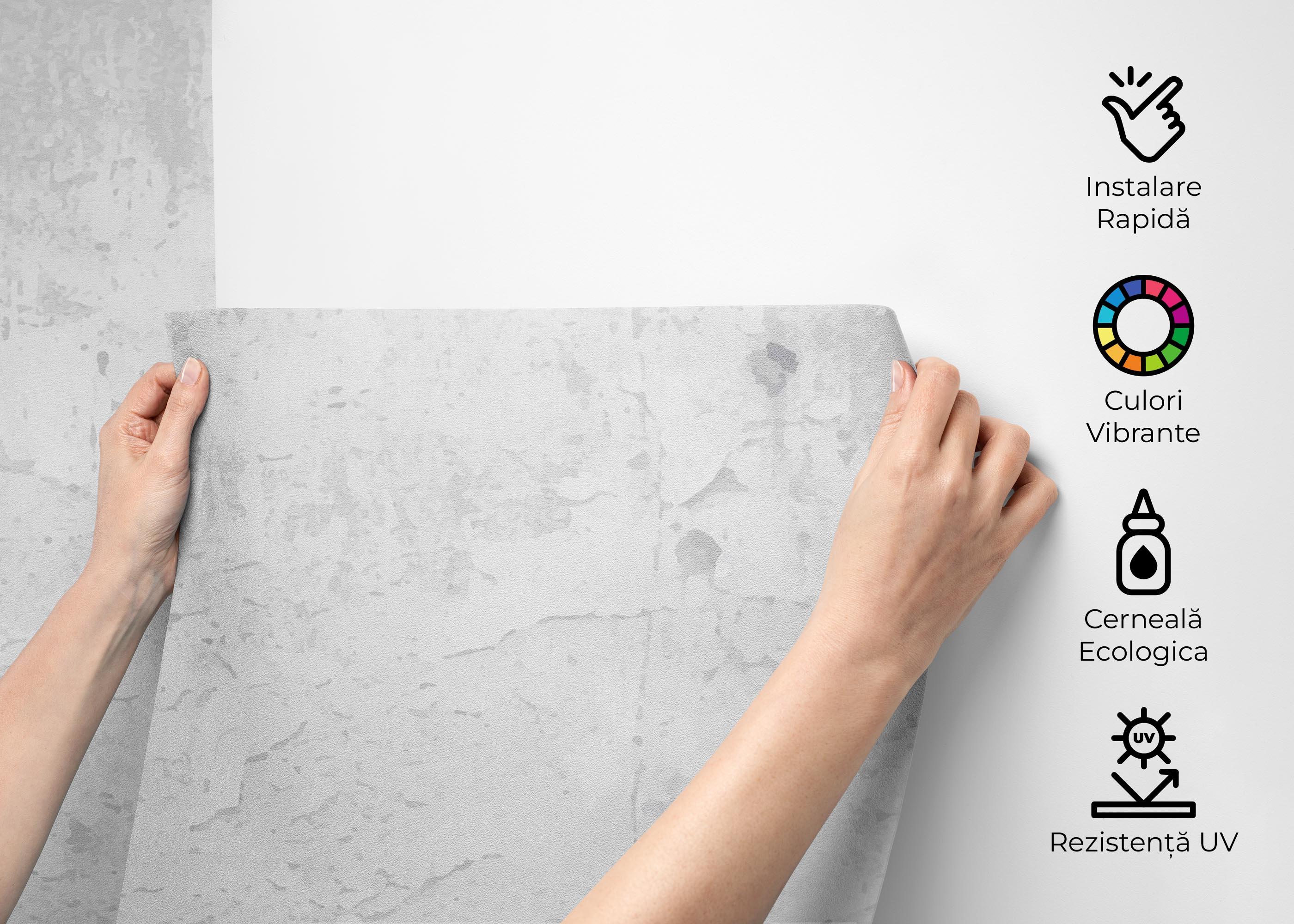 Fototapet Concrete Wall Grey mockup 2