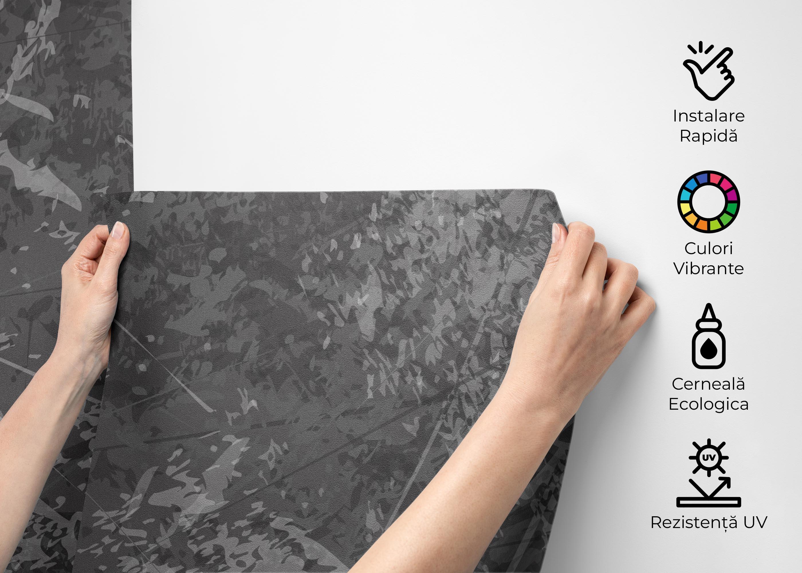 Fototapet Dark Texture Concrete mockup 2