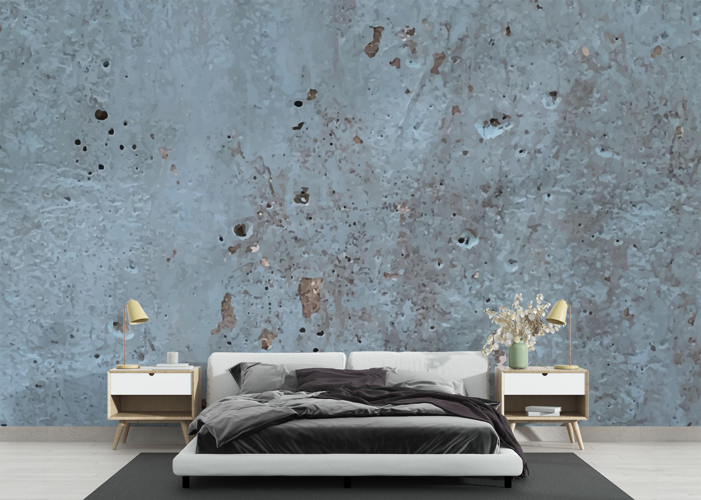 Fototapet Brown Crack Concrete mockup 3