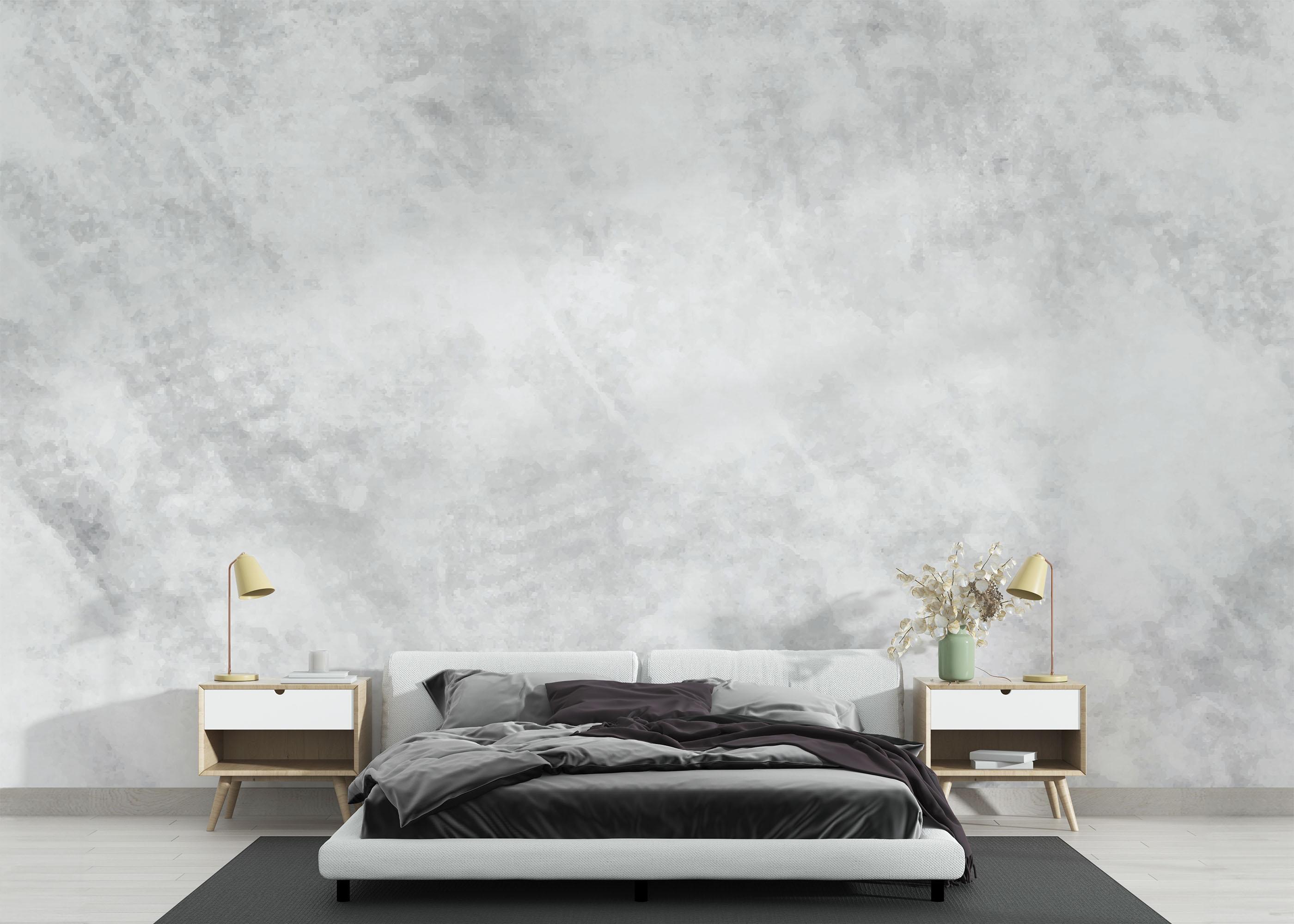 Fototapet Concrete Grey Wall mockup 3