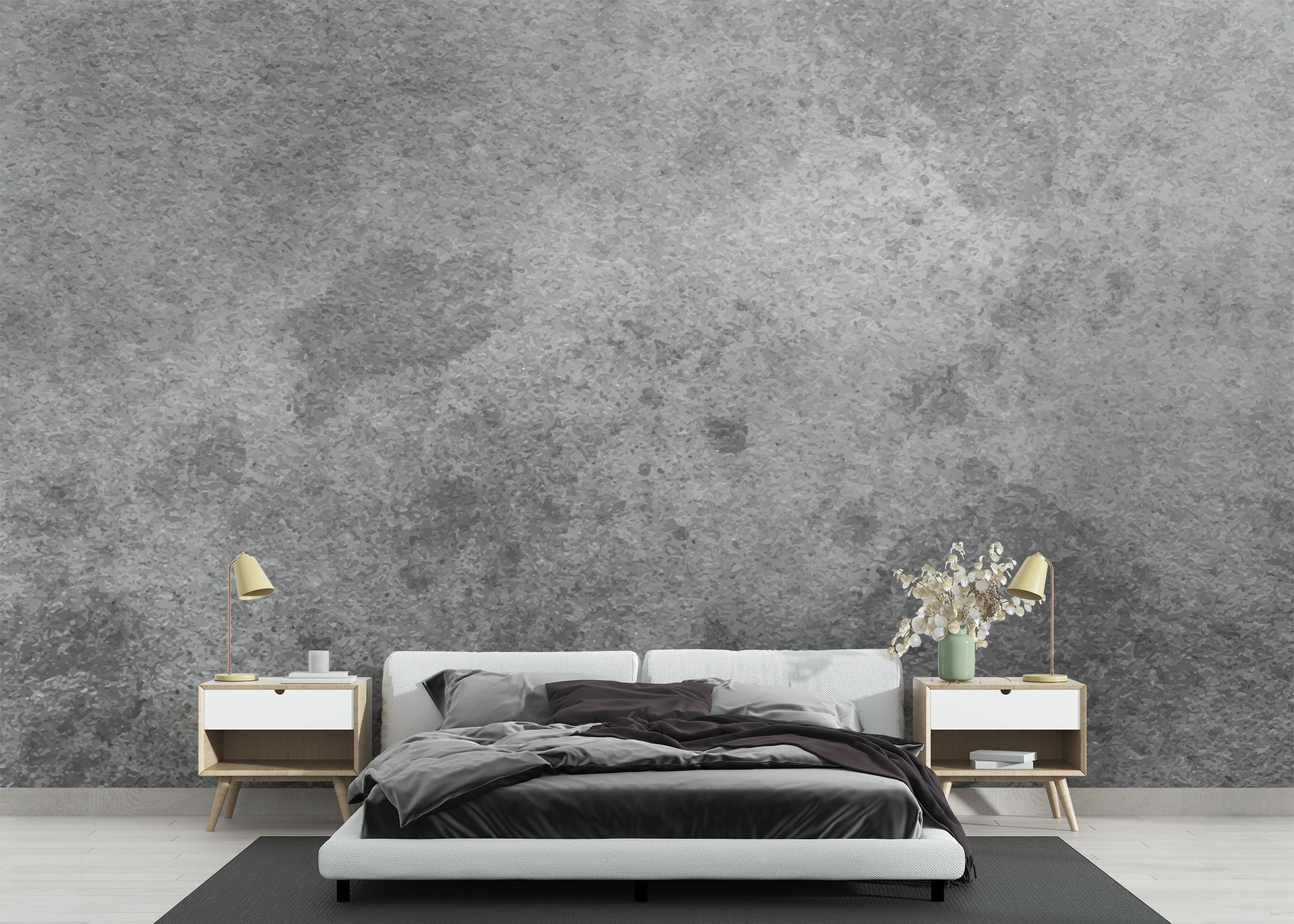 Fototapet Dark Grey Concrete mockup 3